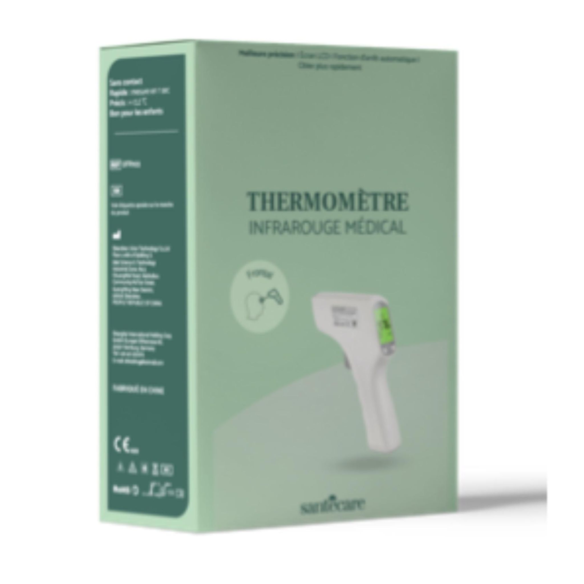 SANTECARE Thermomètre frontal infrarouge 1 pièce