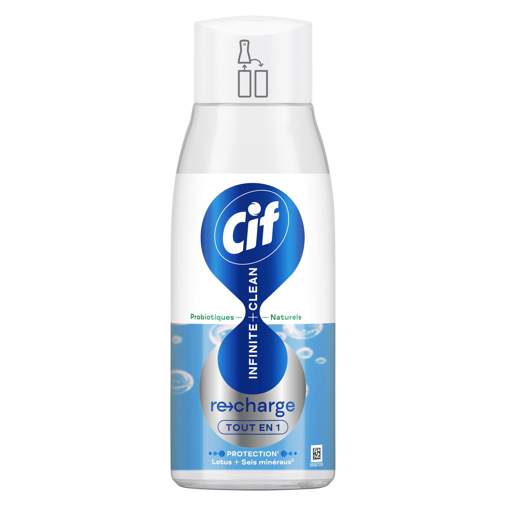 Voir la diapositive 2 : CIF Infinite Clean Protection Recharge spray multi-usages 590ml