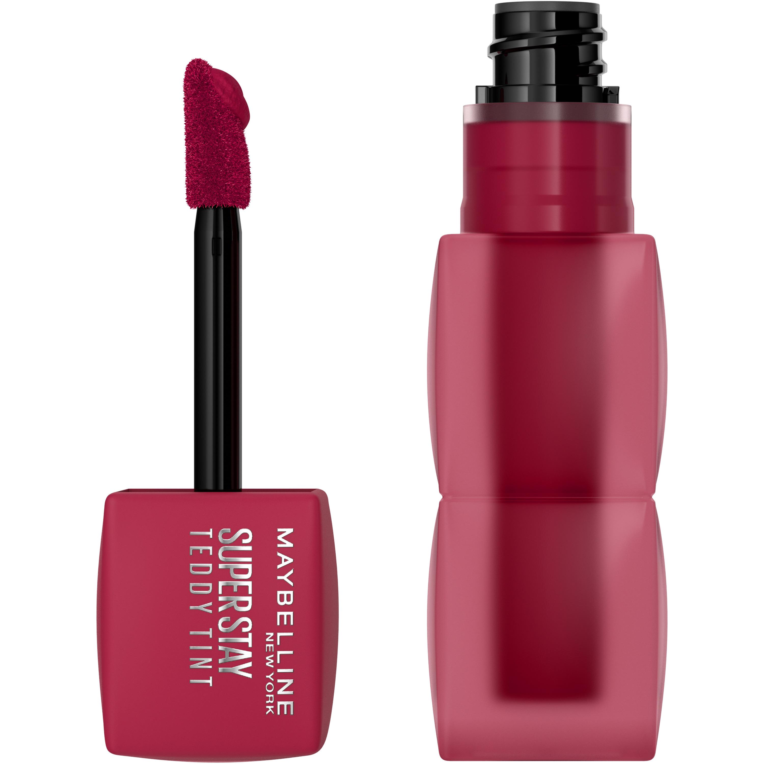 Voir la diapositive 2 : MAYBELLINE Superstay Teddy Tint Rouge à lèvres liquide 50 wild at heart 1 pièce