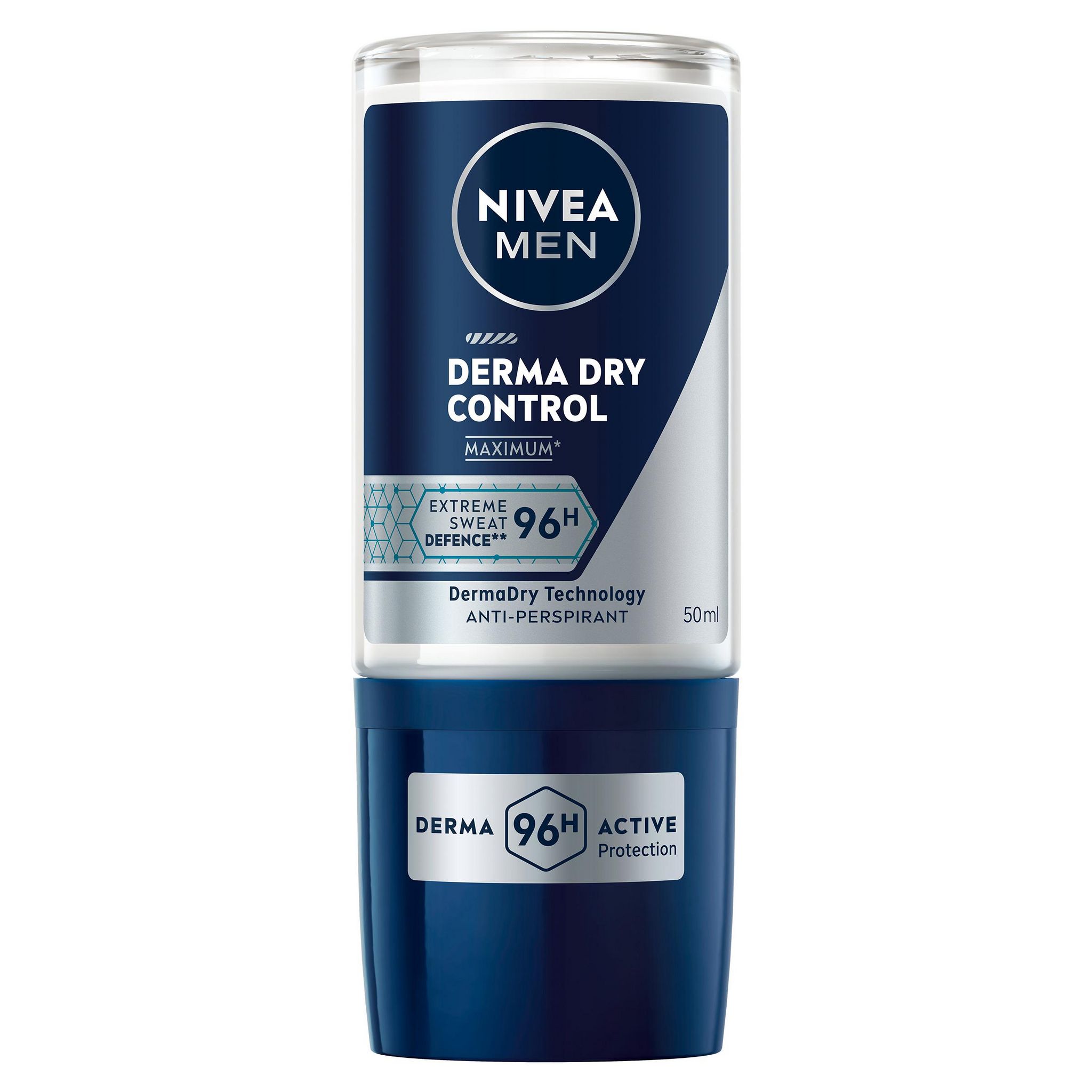 NIVEA Men Derma dry control déodorant 96h bille 50ml