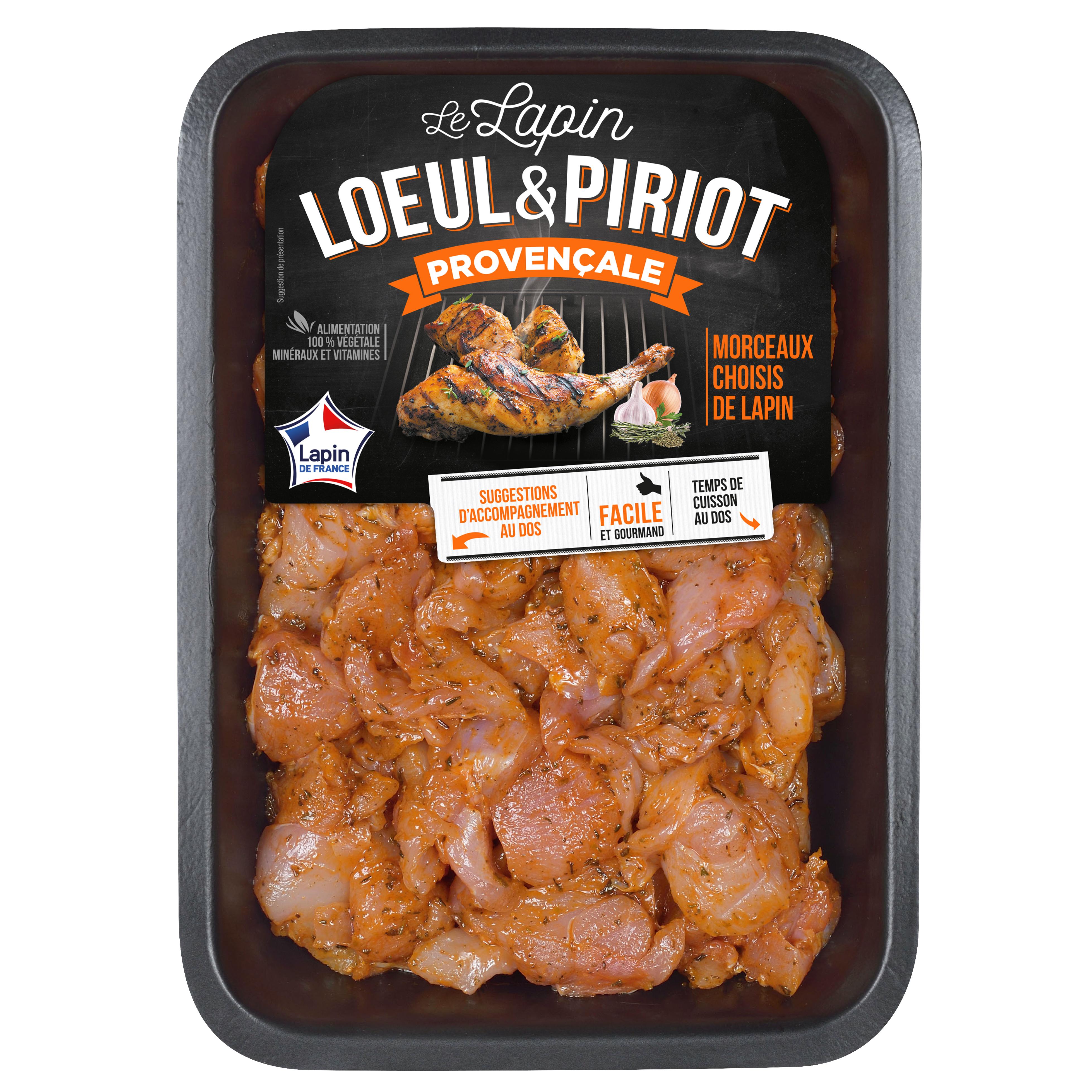 LOEUL ET PIRIOT Emincés de lapin à la provençale 220g