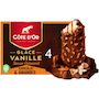 Voir la diapositive 2 : COTE D'OR Bâtonnets glace vanille sauce caramel chocolat et amandes 4 pièces 276g