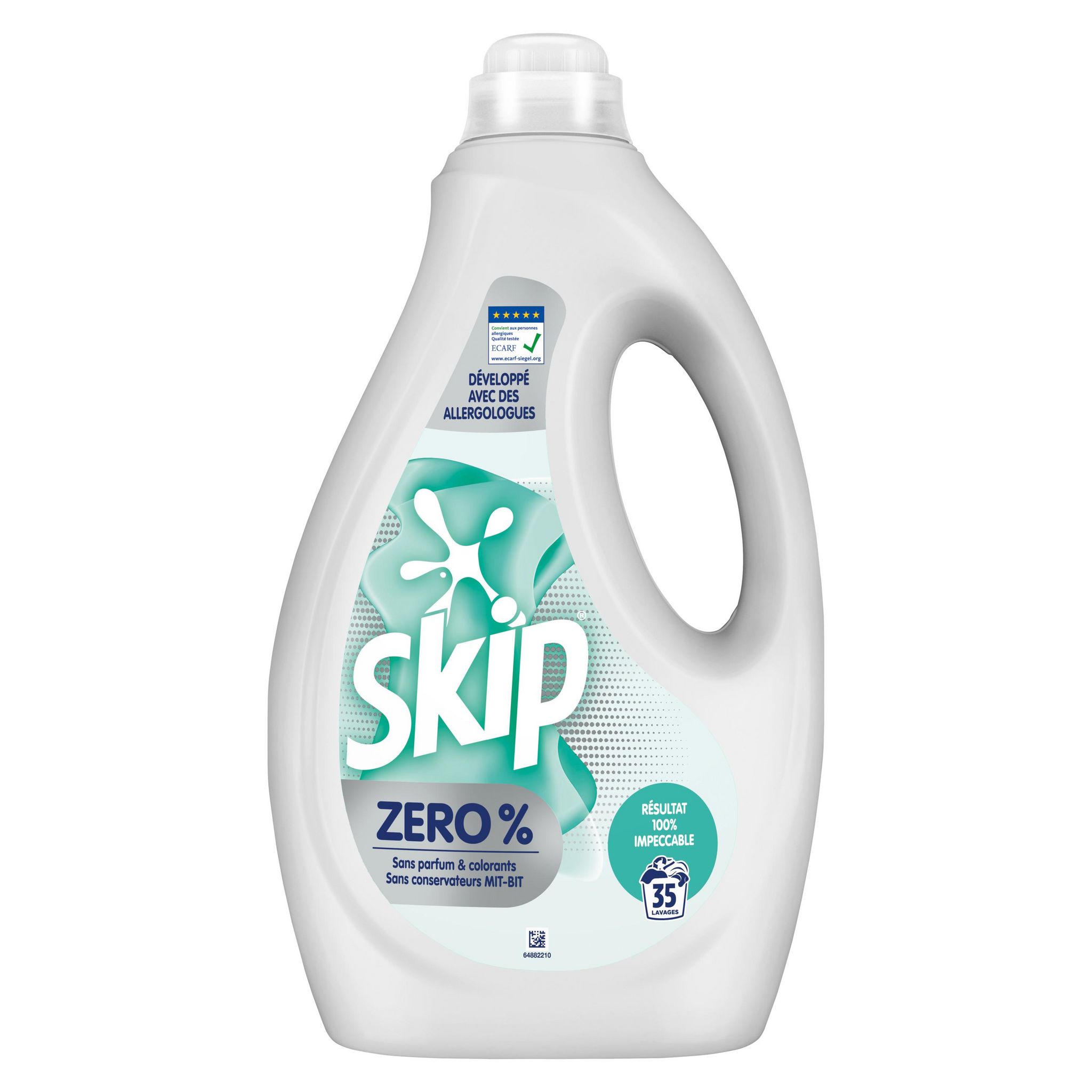 SKIP Lessive liquide 0% 35 lavages 1.47l
