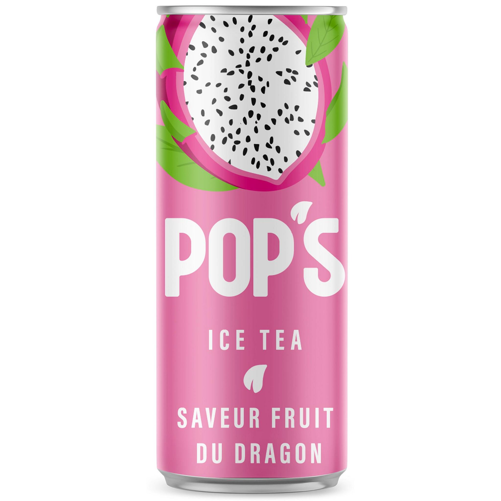 POP'S Ice tea saveur fruit du dragon 33cl