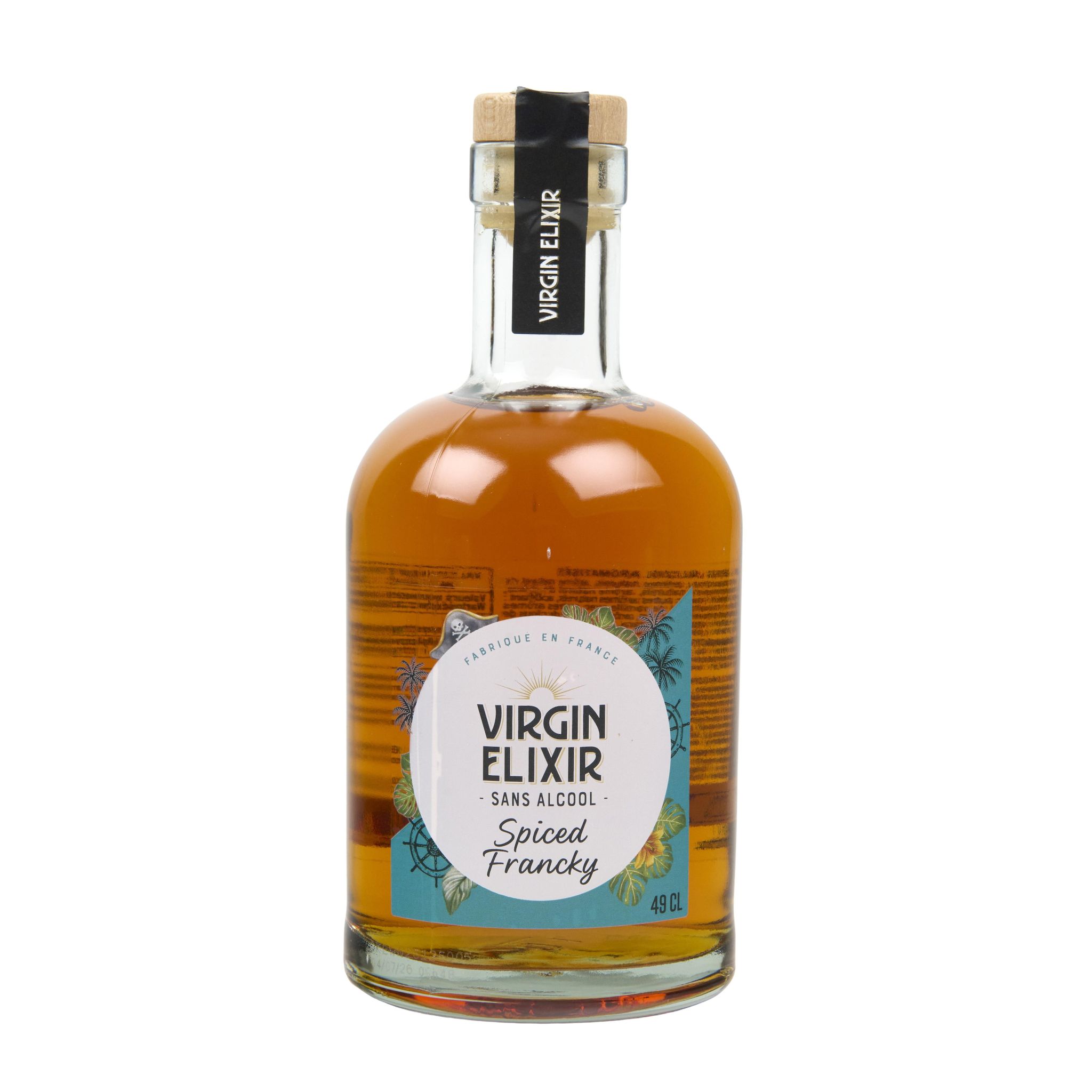 Voir la diapositive 3 : VIRGIN ELIXIR Spiced Francky 0% 49cl
