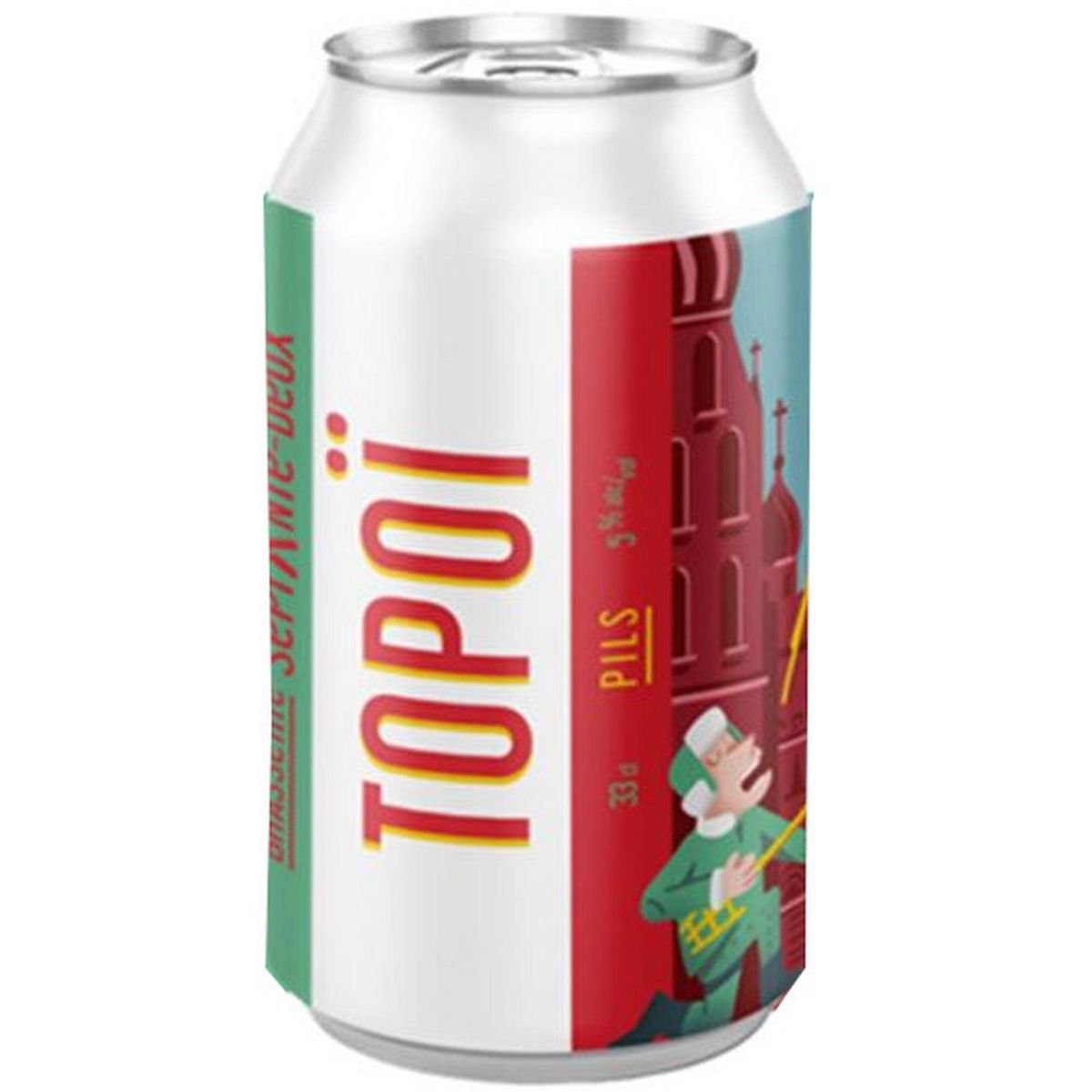 SEPTANTE-DEUX Bière Topoï Pils 5% boîte 33cl