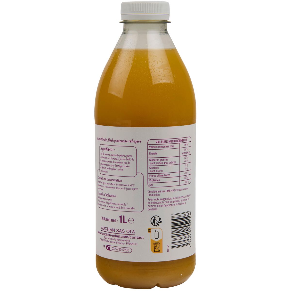 POUCE Jus multifruits 1l