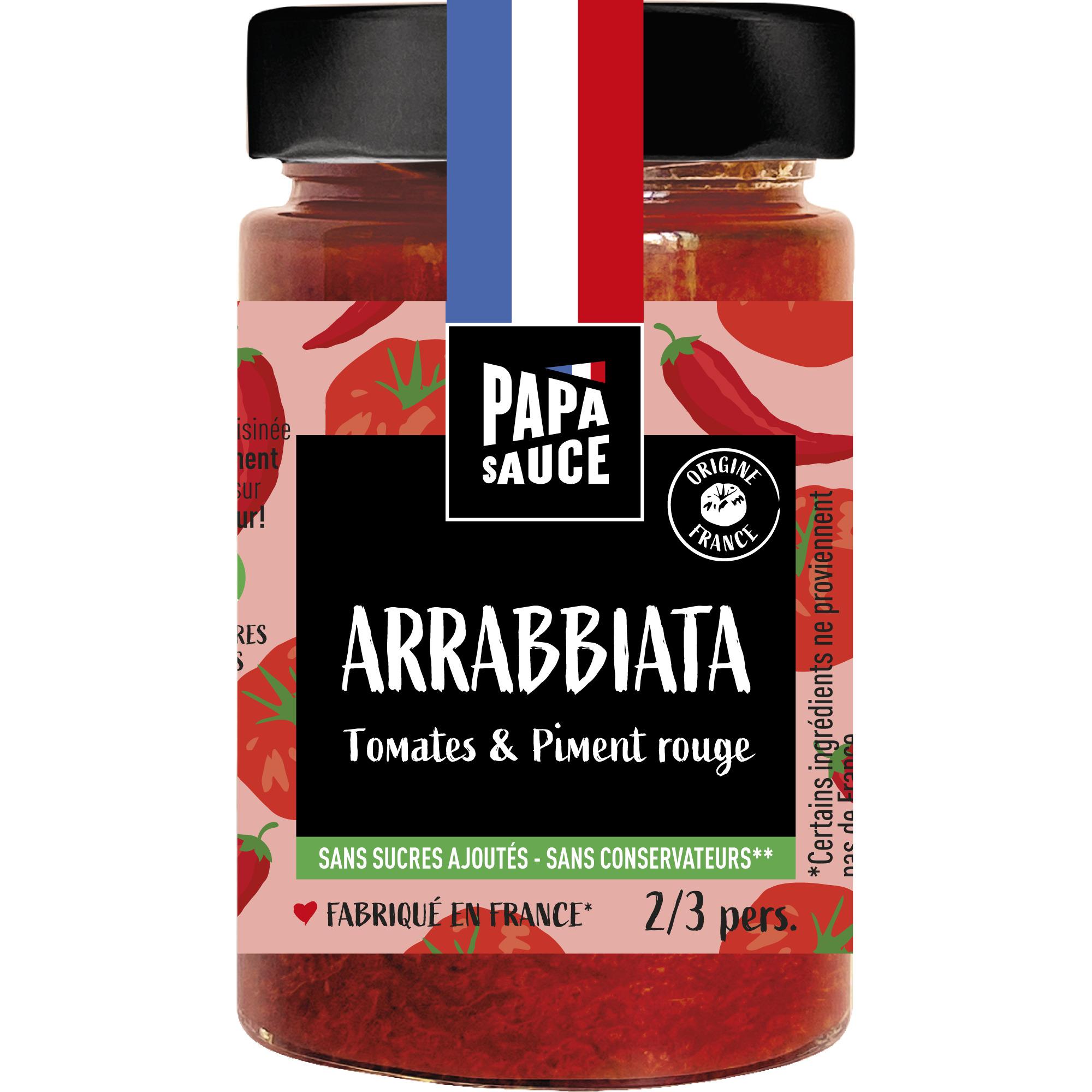PAPA SAUCE Sauce à l'arrabiata 180g