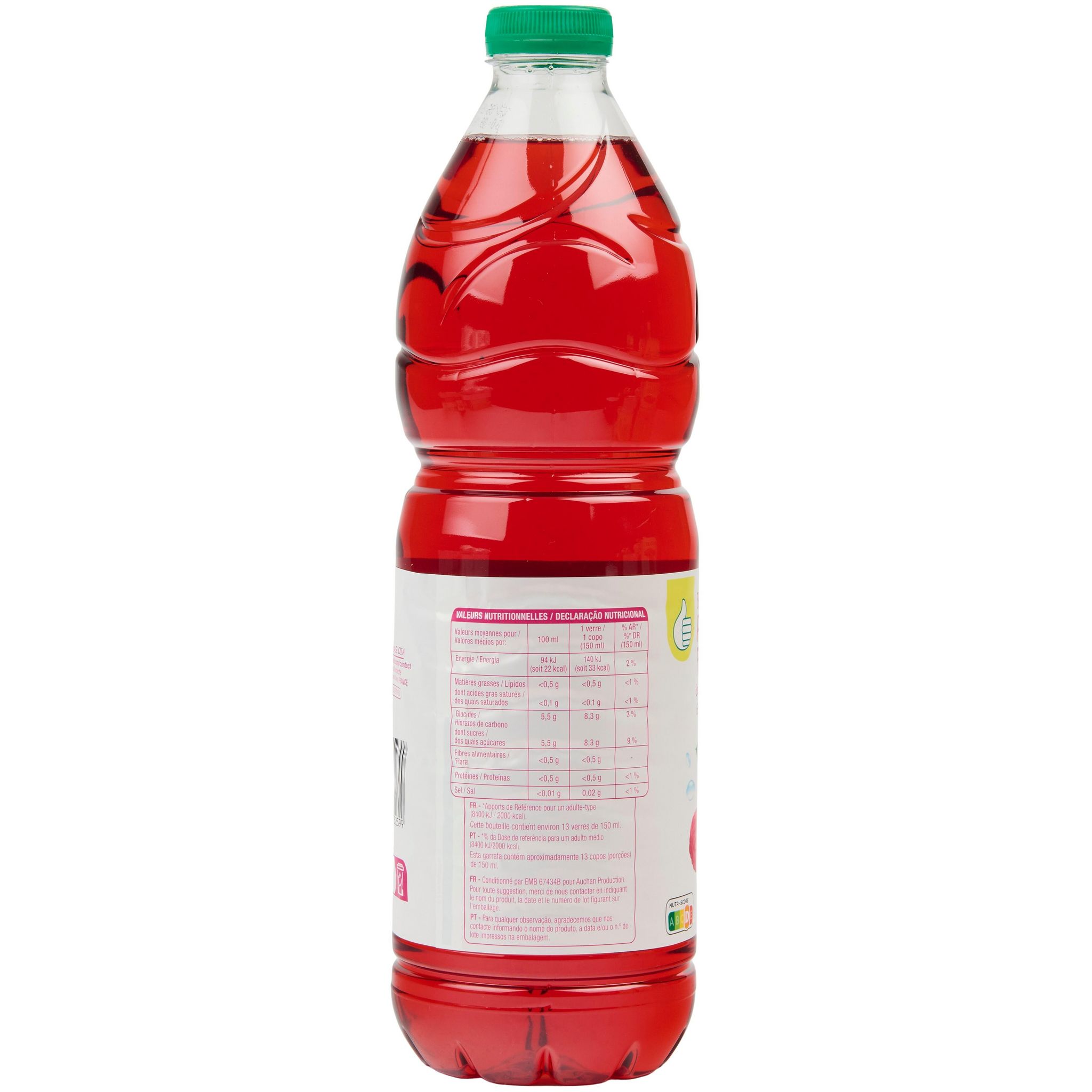 Voir la diapositive 4 : POUCE Jus de pomme cassis framboise 2l