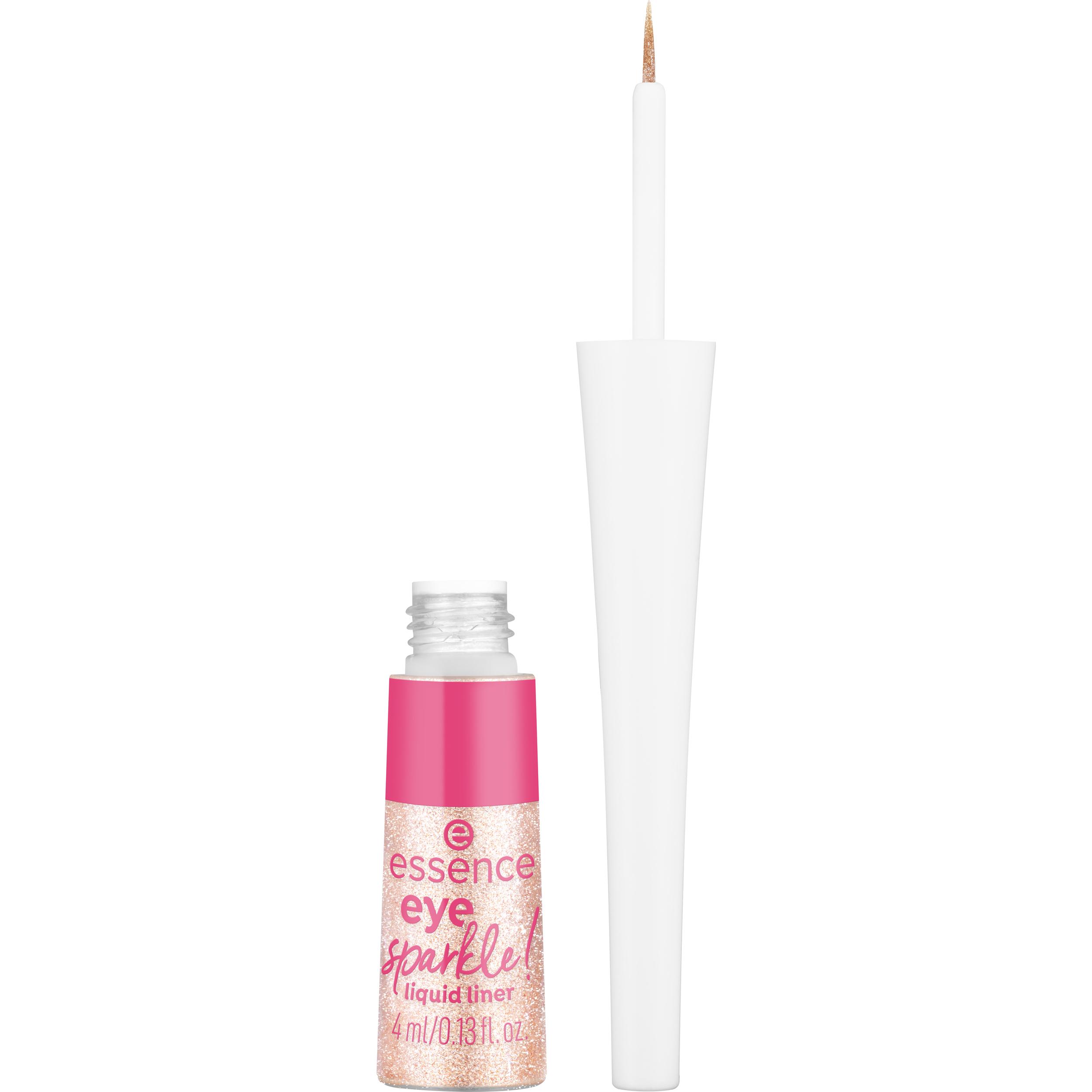 Voir la diapositive 2 : ESSENCE Eye sparkle Eyeliner liquide 01 Sparkling Lights 1 pièce
