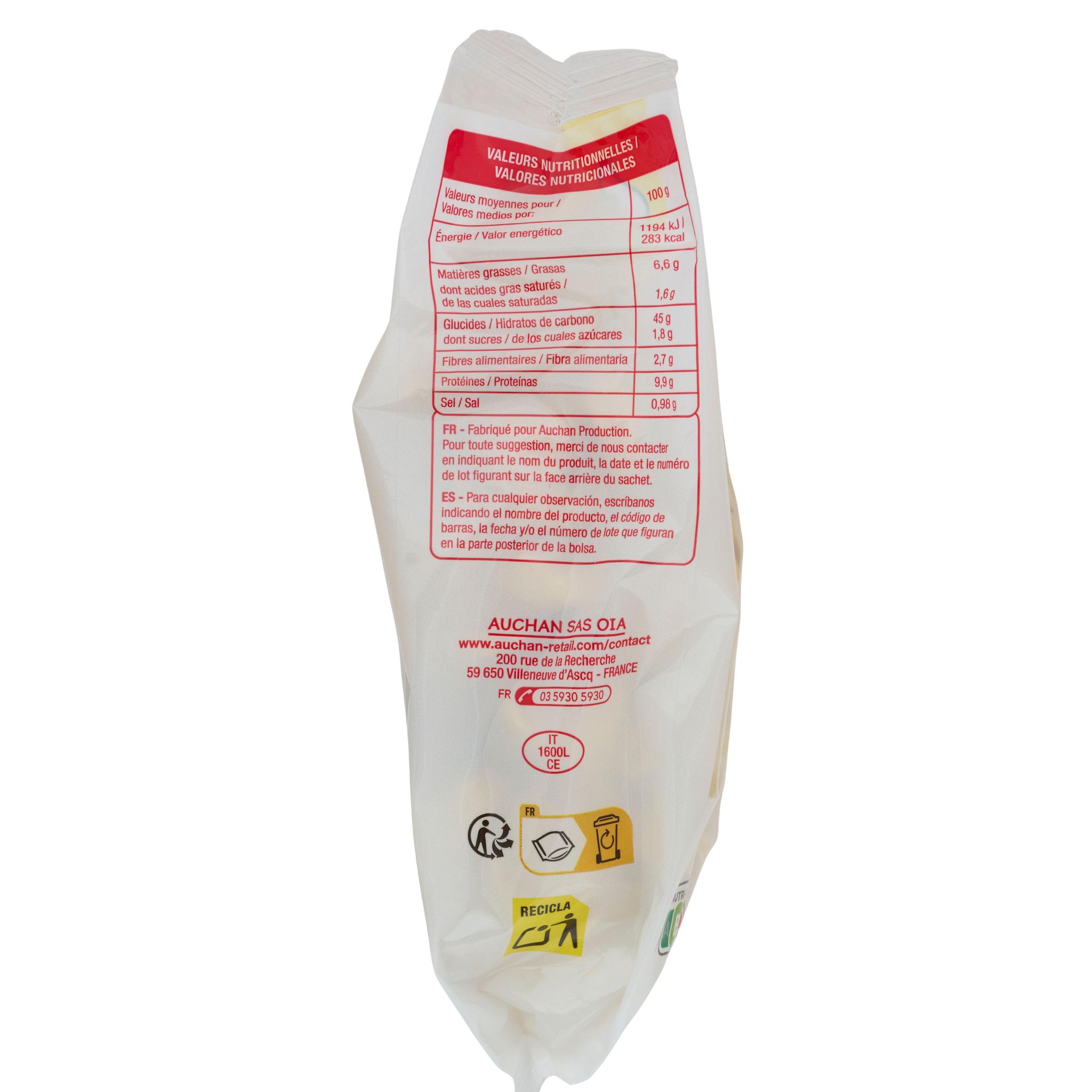 Voir la diapositive 2 : POUCE Tortellini à la viande 500g