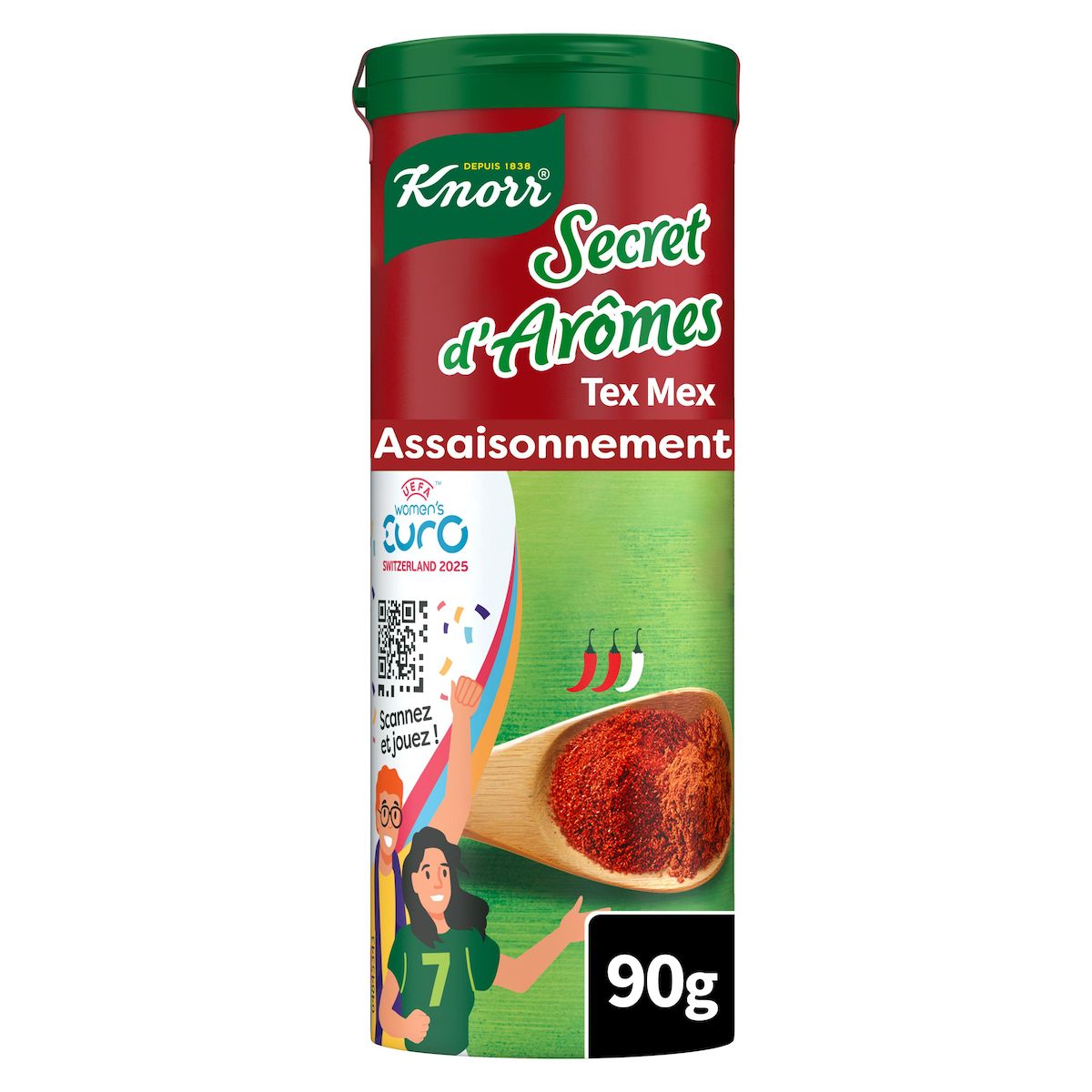 KNORR Secret d'Arômes assaisonnement en poudre Tex Mex 90g