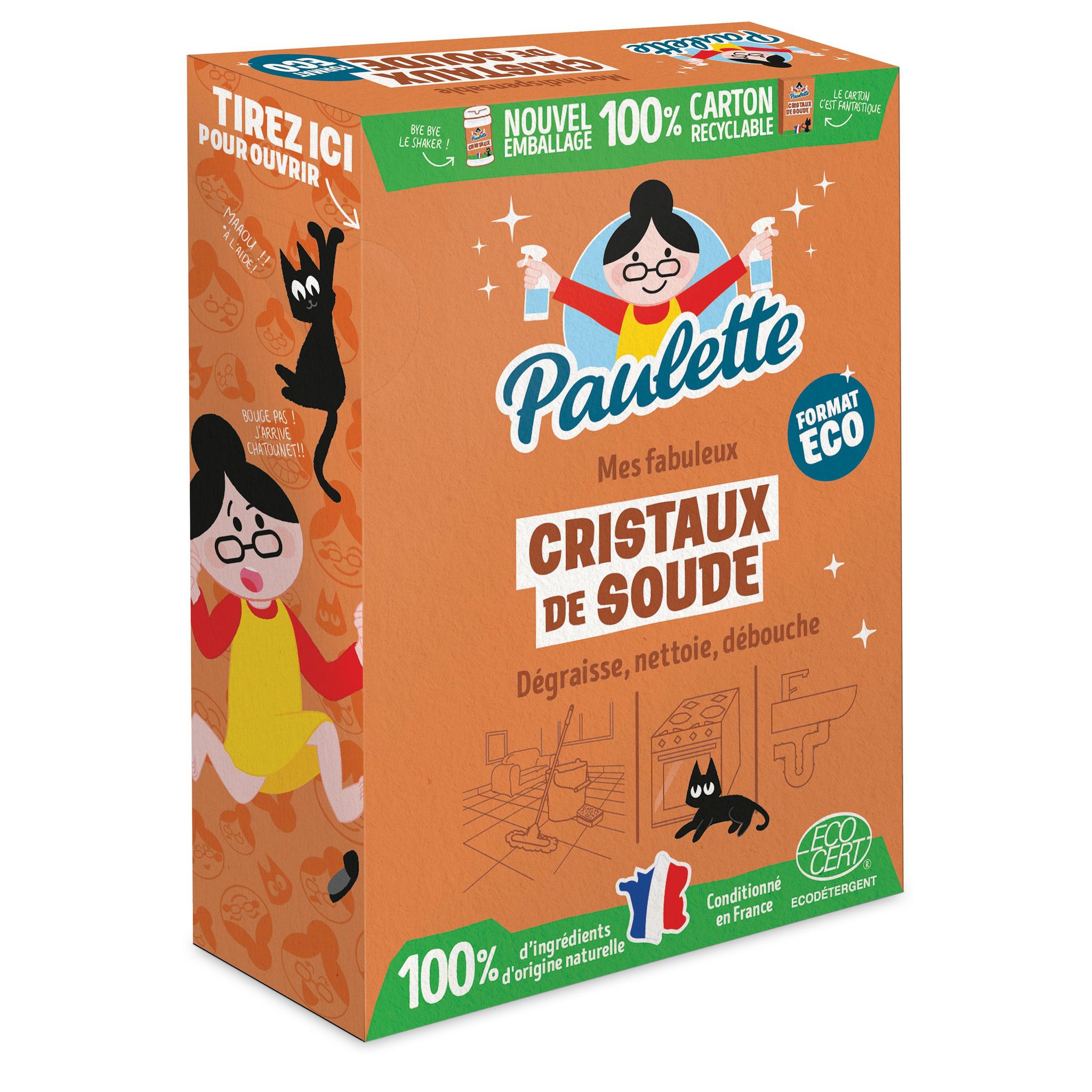 PAULETTE Cristaux de soude en poudre 1kg