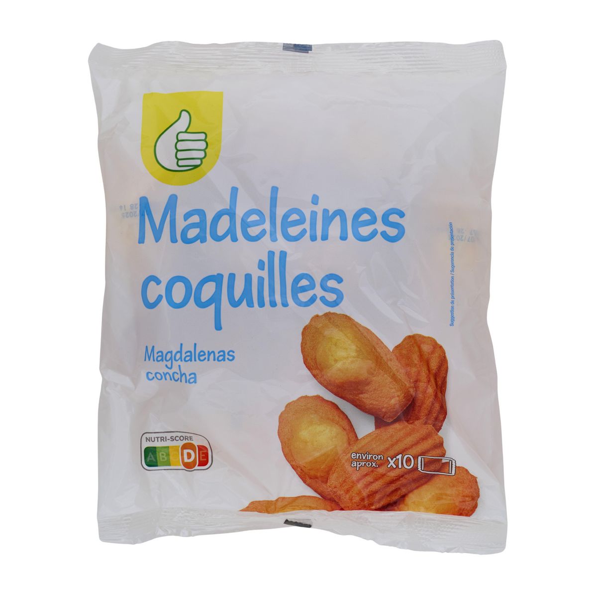 POUCE Madeleines coquilles 10 madeleines 250g
