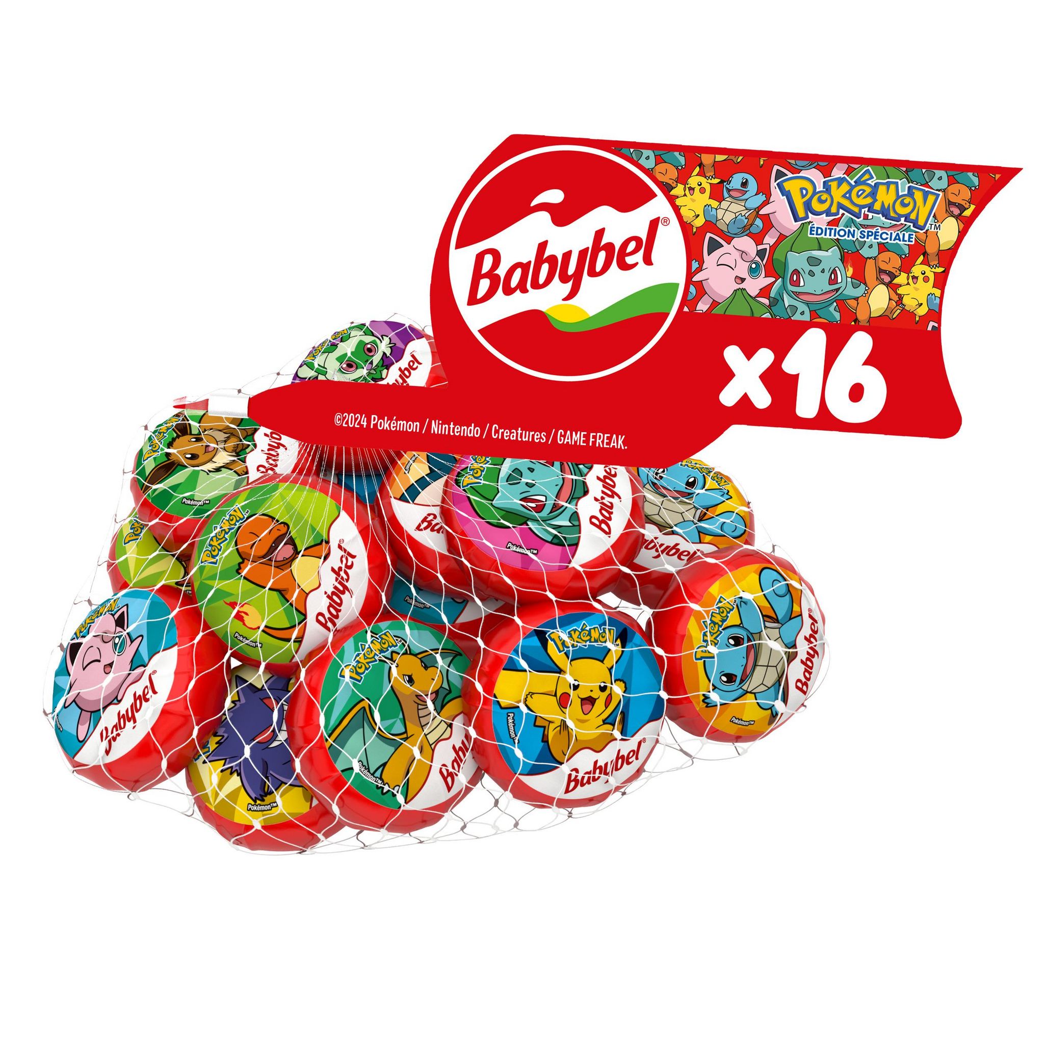 Voir la diapositive 2 : MINI BABYBEL Fromage au lait pasteurisé en portions 16 parts 352g