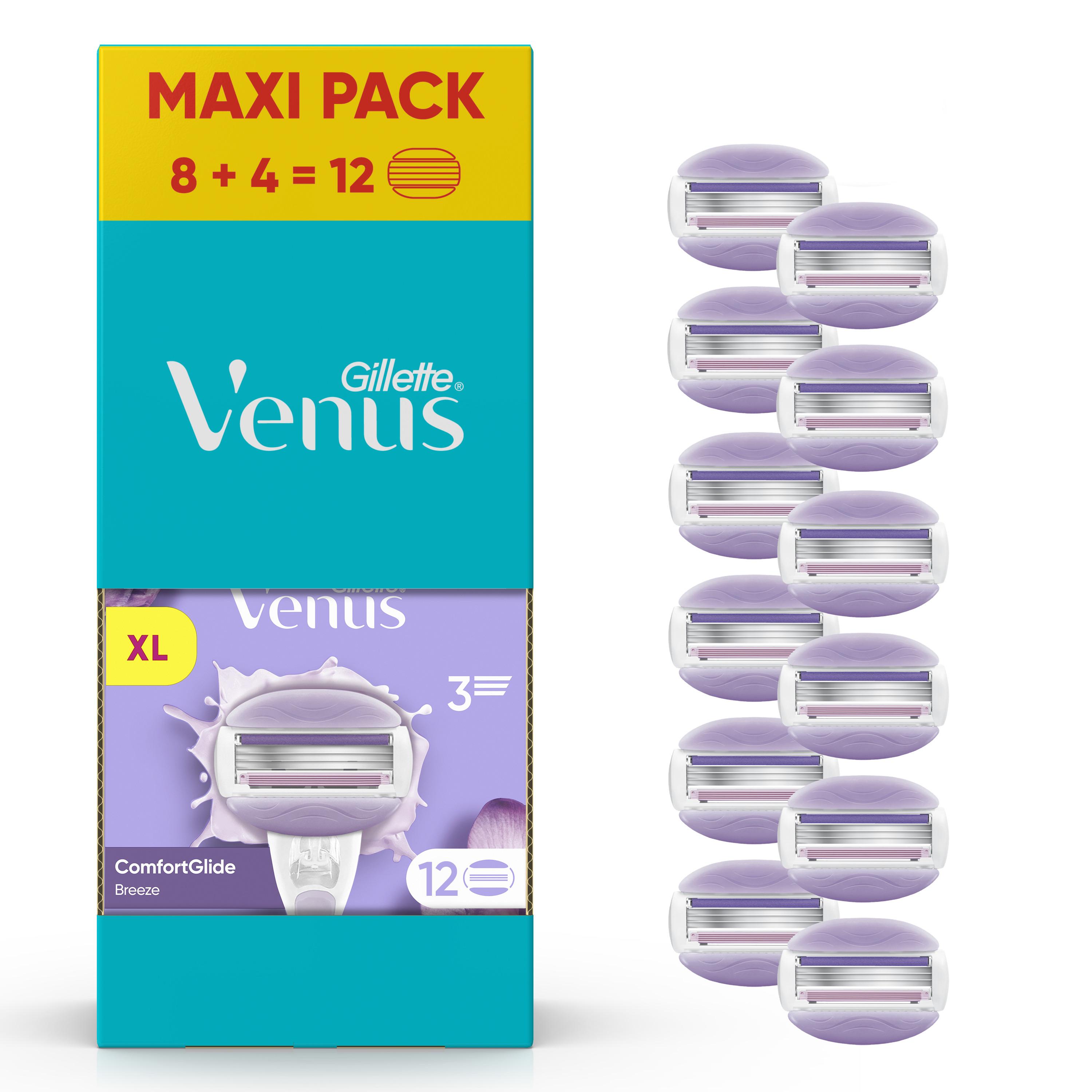 GILLETTE Venus Comfortglide breeze recharges 3 lames 8+4 pièces
