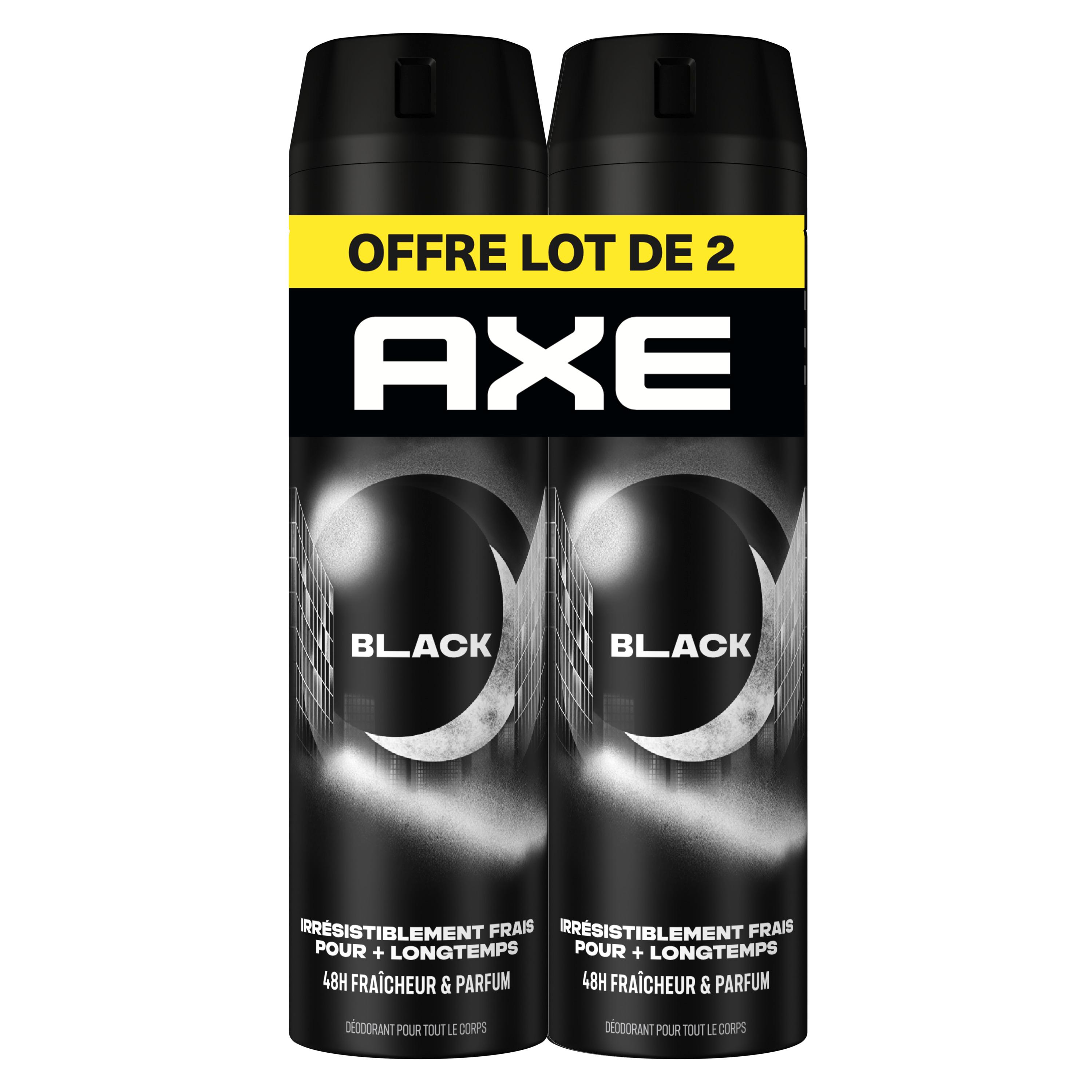 AXE Déodorant spray black 48h 2x200ml