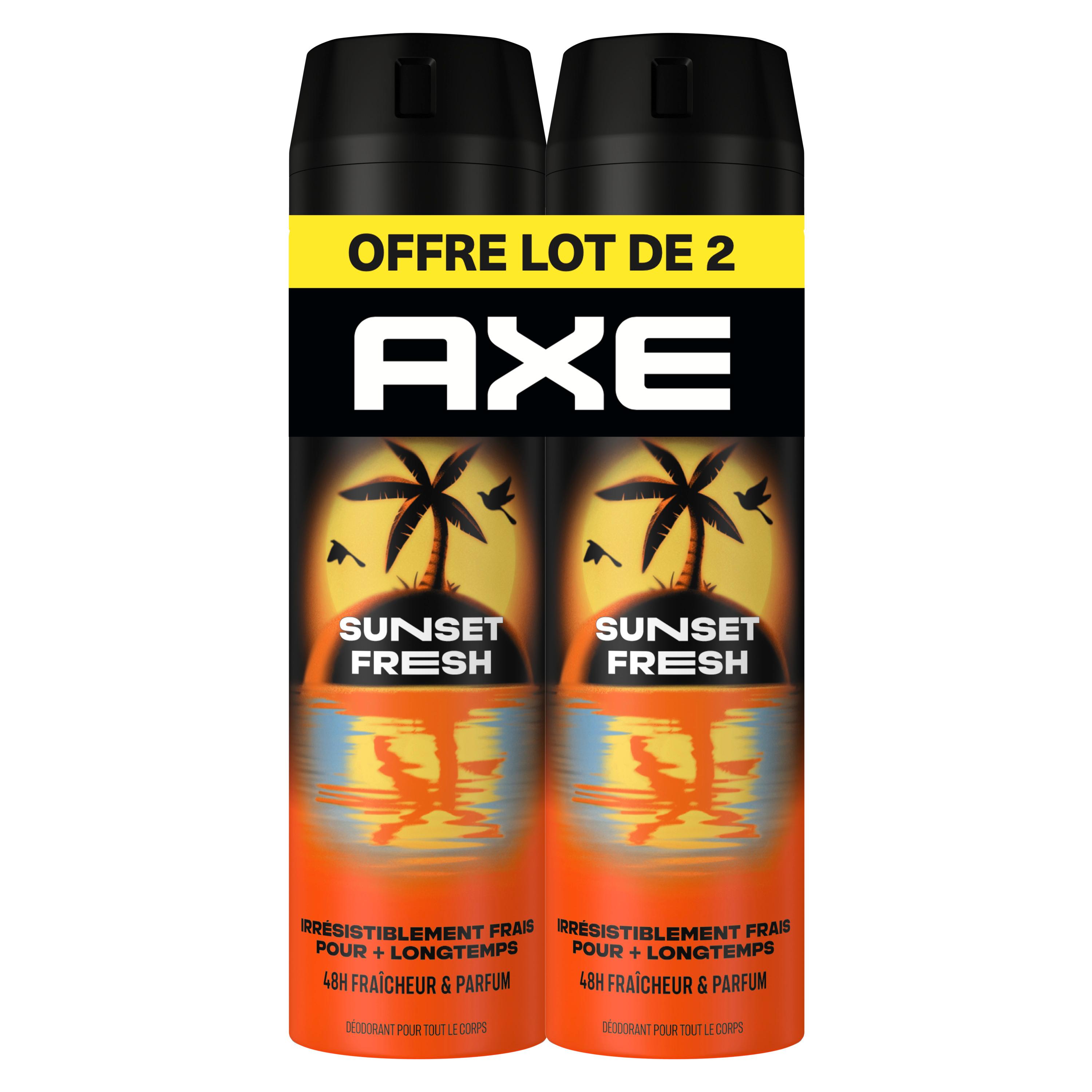 AXE Déodorant spray 48h sunset fresh 2x200ml
