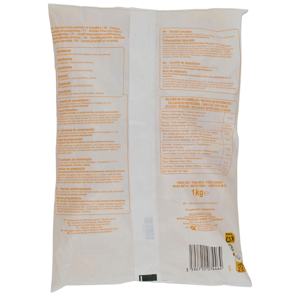 POUCE Frites 1kg
