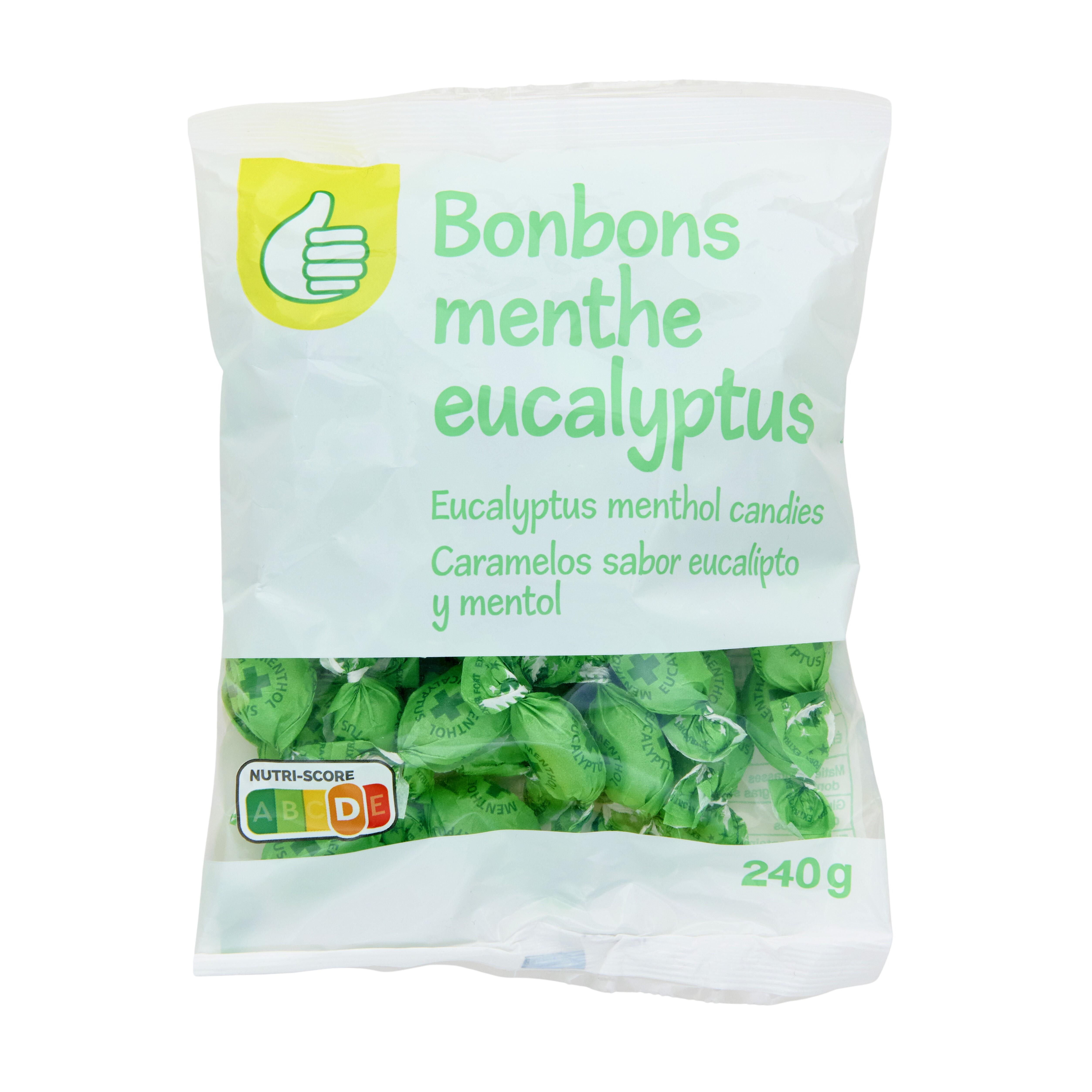 Voir la diapositive 3 : POUCE Bonbons goût menthe eucalyptus 240g