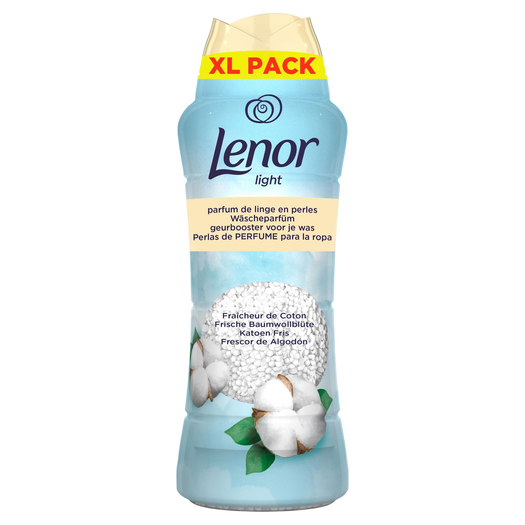 LENOR Parfum de linge perles fraîcheur de coton 495g