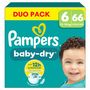 Voir la diapositive 2 : PAMPERS Baby Dry couches taille 6 (13-18kg) 66 couches