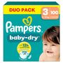 Voir la diapositive 2 : PAMPERS Baby Dry couches taille 3 (6-10kg) 100 couches