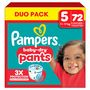 Voir la diapositive 2 : PAMPERS Baby Dry Couches-culottes taille 5 (11-17kg) 72 couches-culottes