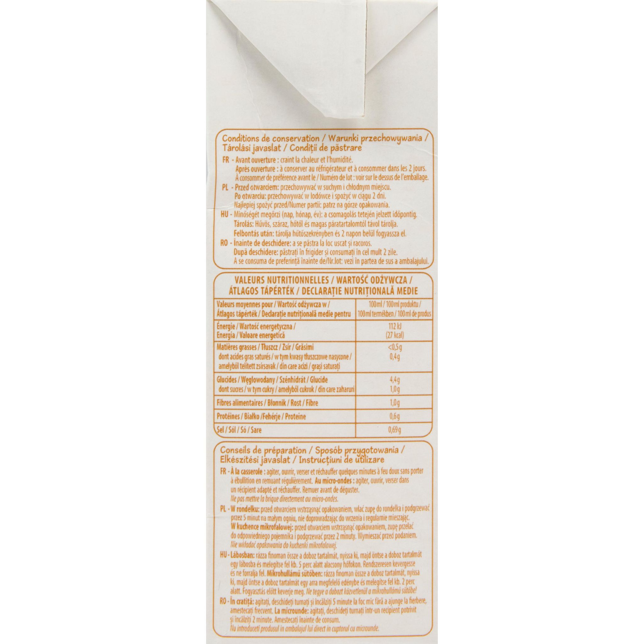 Voir la diapositive 4 : POUCE Mouline de légumes 1l