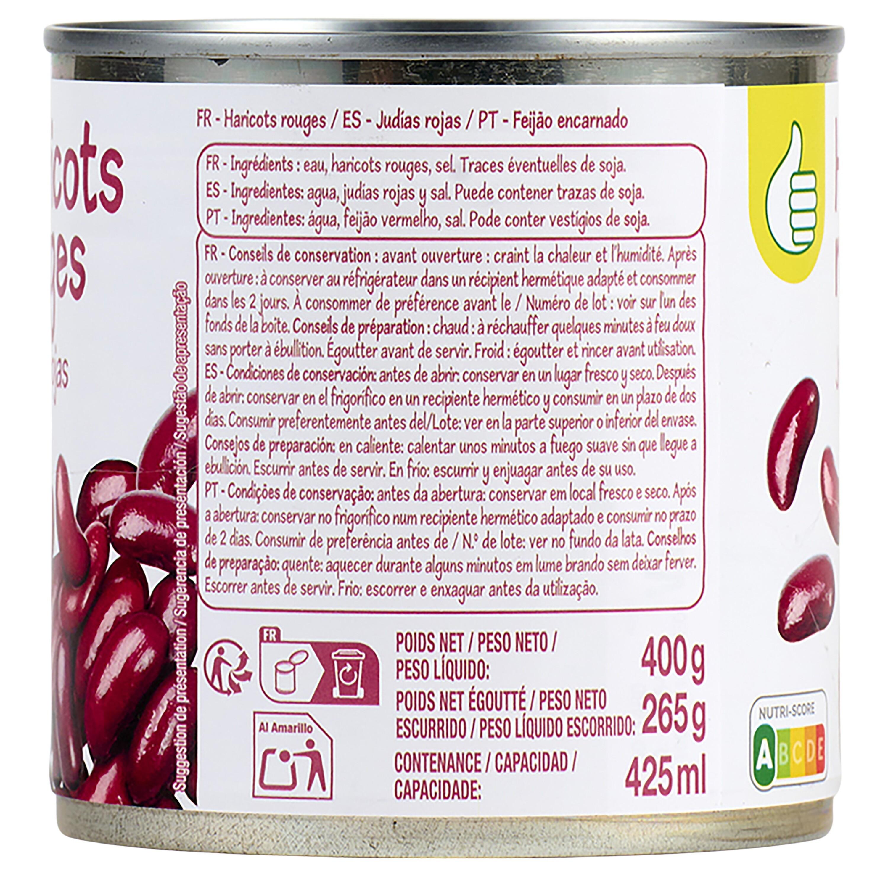 Voir la diapositive 3 : POUCE Haricots rouges 265g