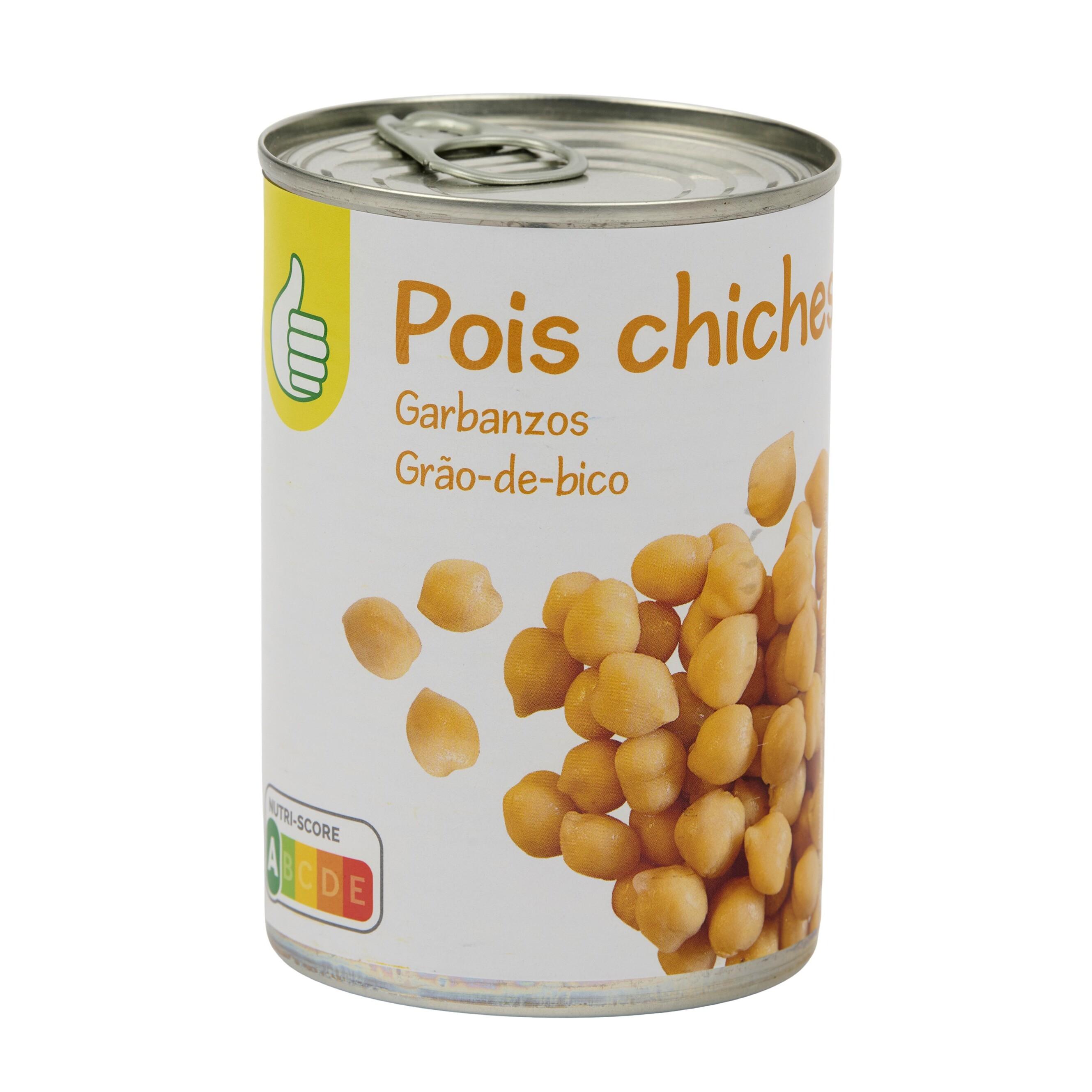 Voir la diapositive 2 : POUCE Pois chiches 400g