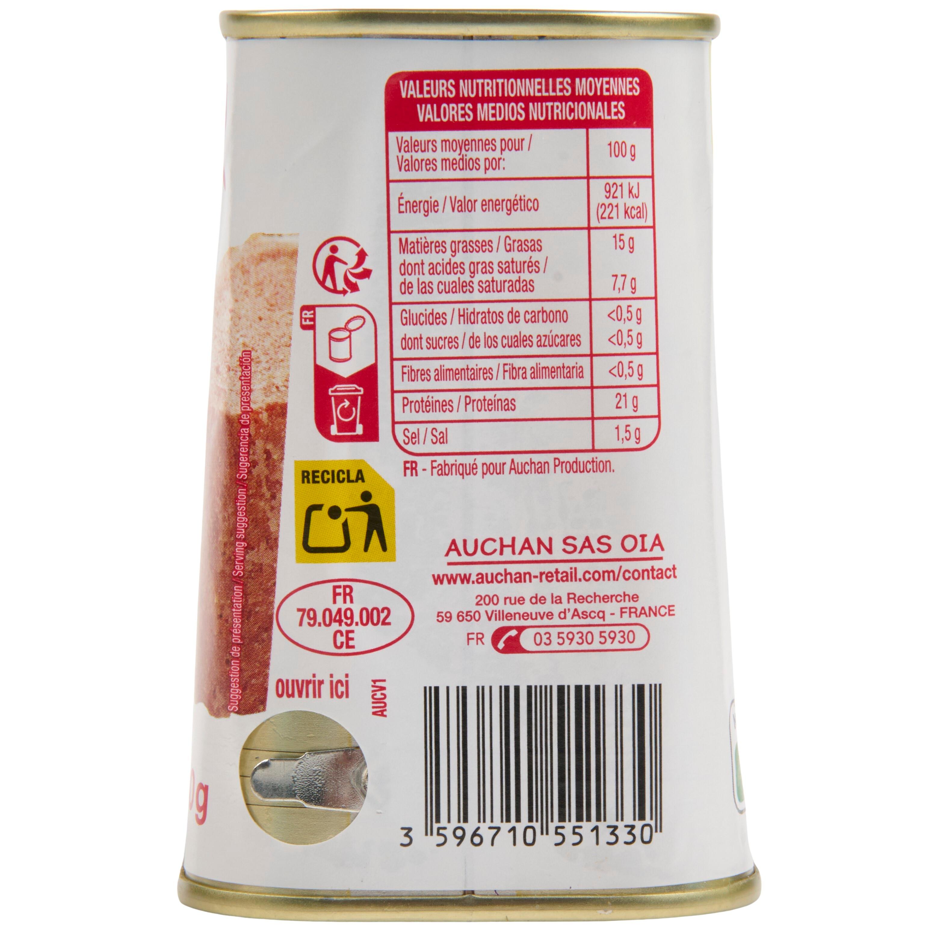 Voir la diapositive 2 : POUCE Corned beef 340g