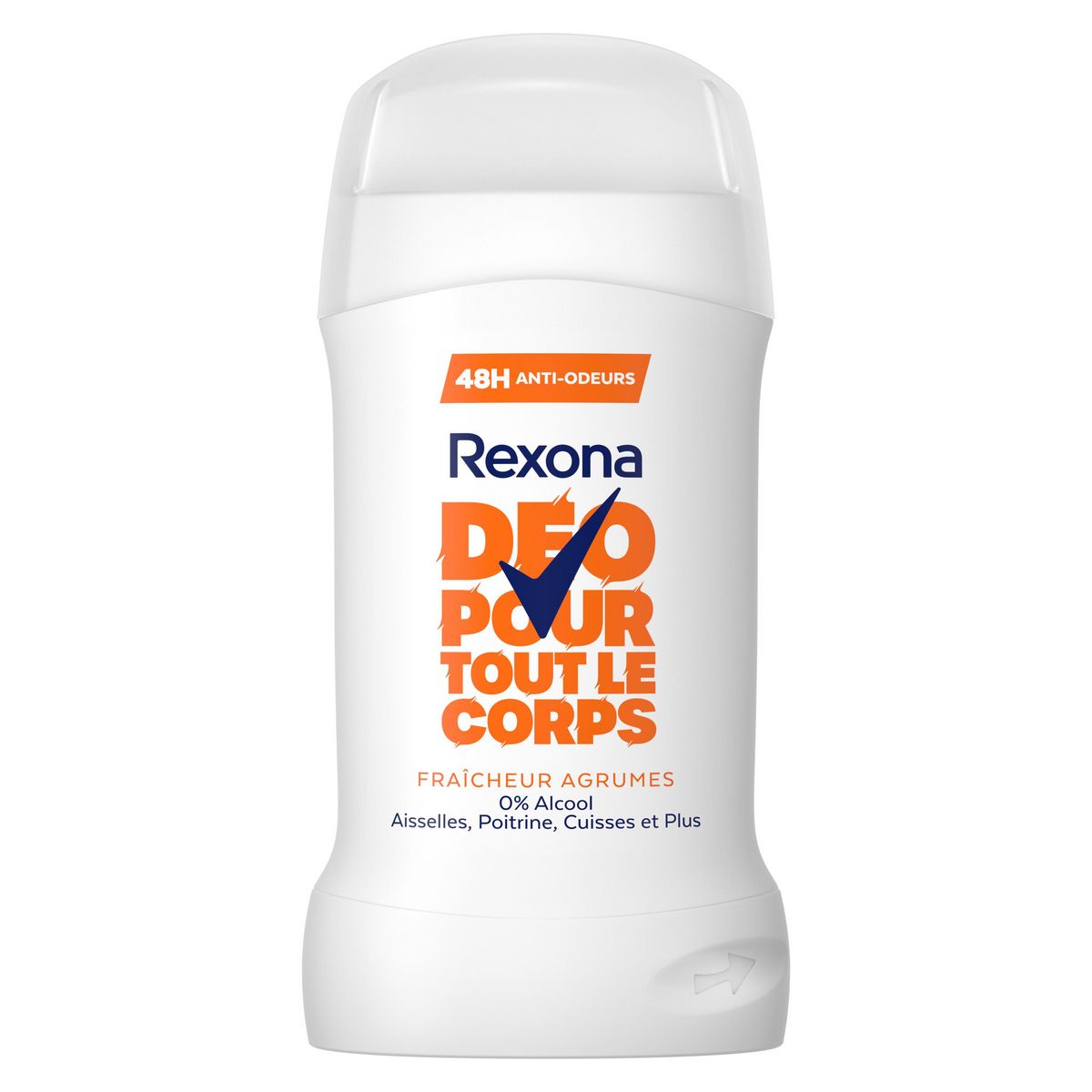 REXONA Déodorant stick pour tout le corps fraîcheur agrumes 50ml