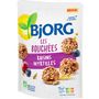 Voir la diapositive 2 : BJORG Les bouchées myrtille raisin bio 120g