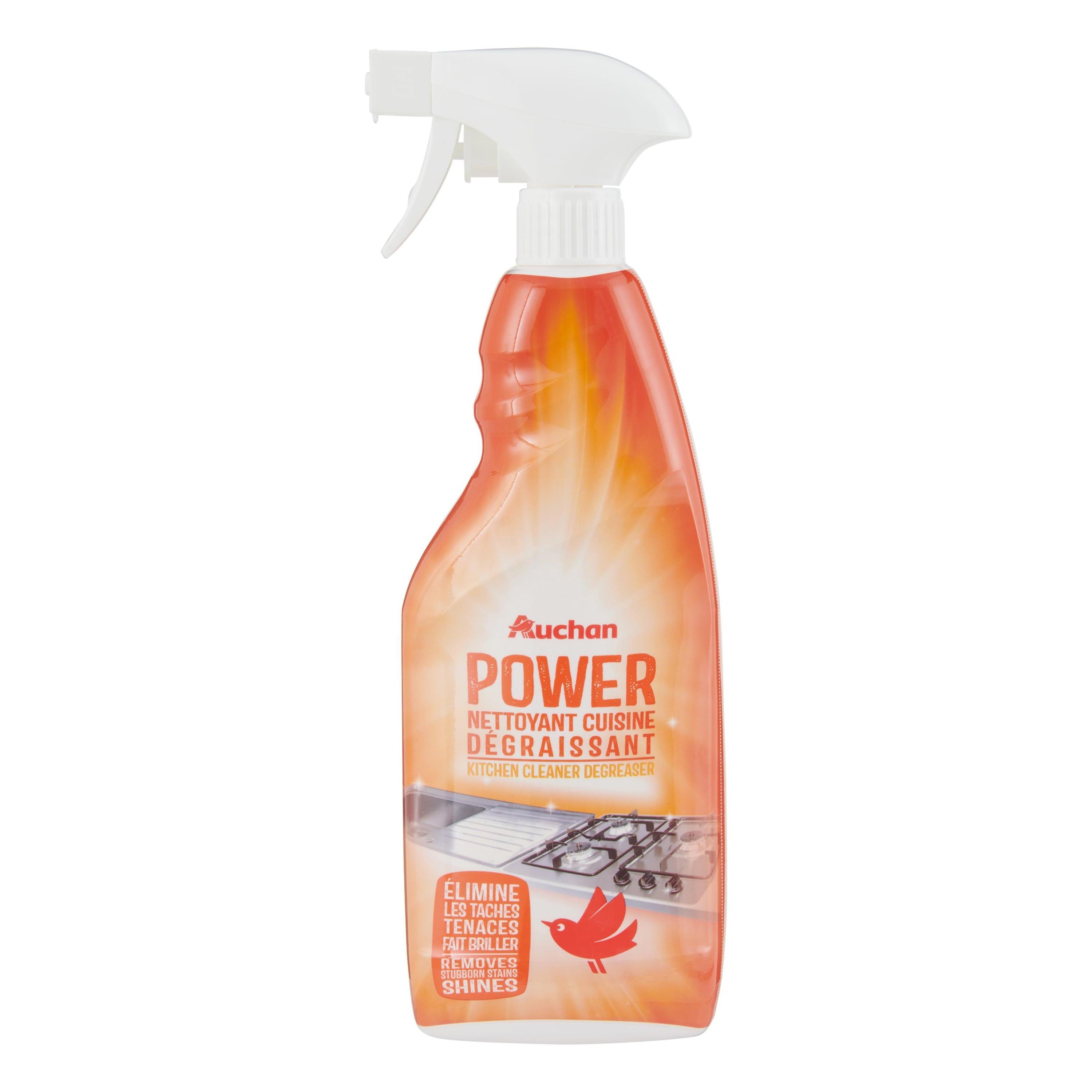 Voir la diapositive 3 : AUCHAN Spray dégraissant cuisine 750ml