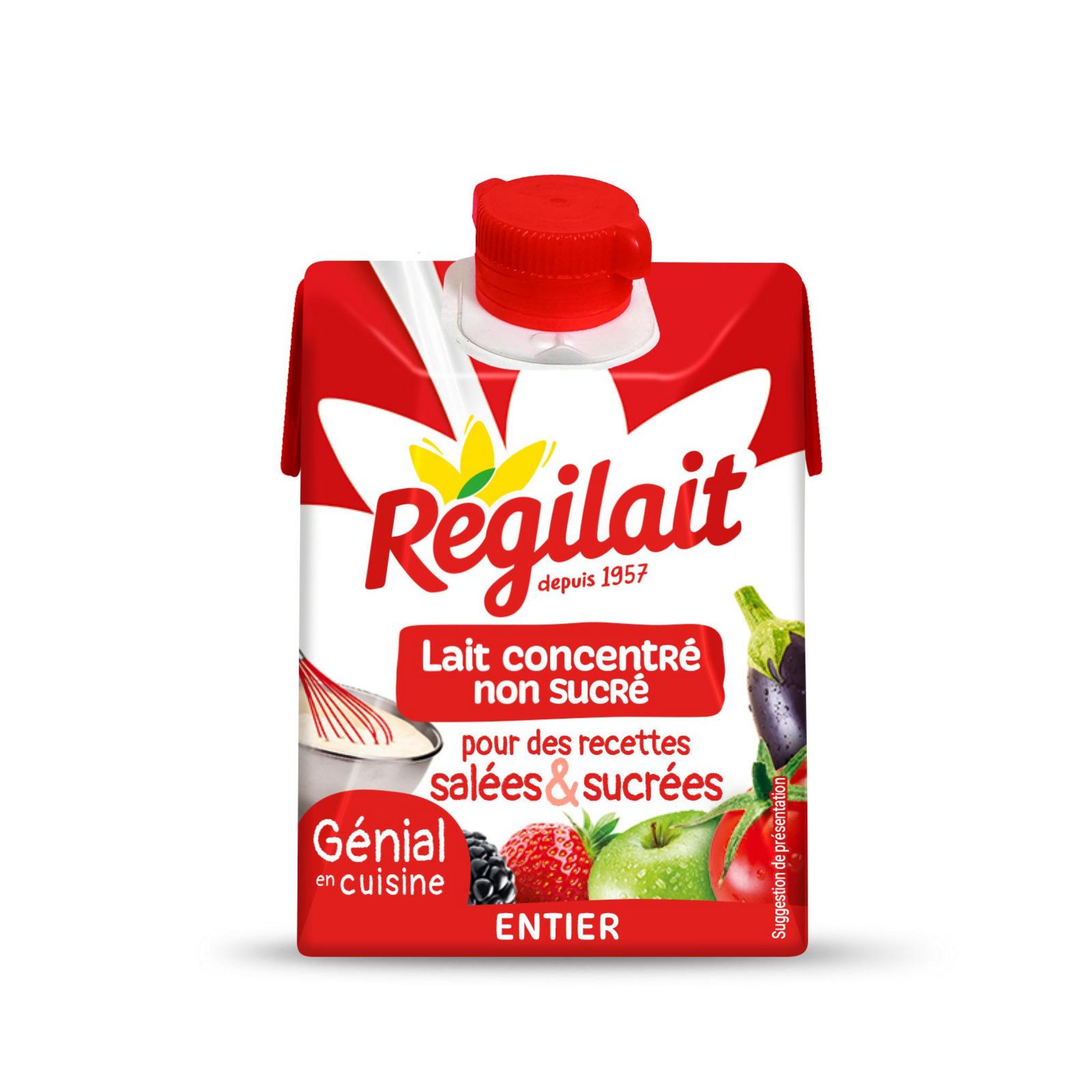 REGILAIT Lait concentré non sucré entier 200g
