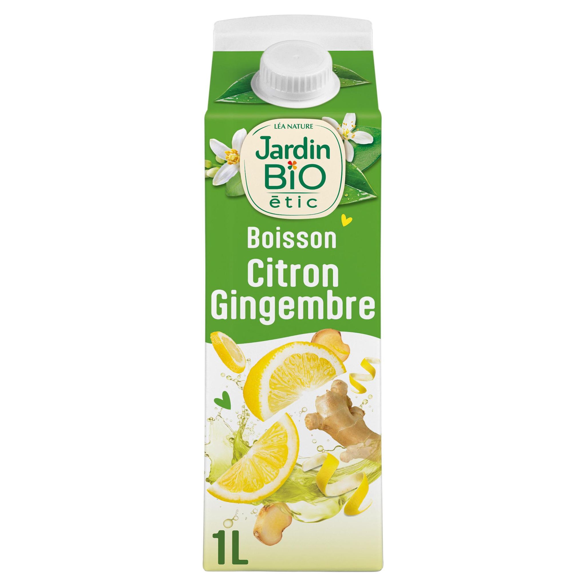 JARDIN BIO Jus de fruits citron gingembre 1l