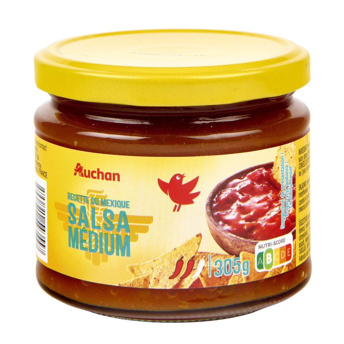 AUCHAN Salsa mexicaine medium 305g