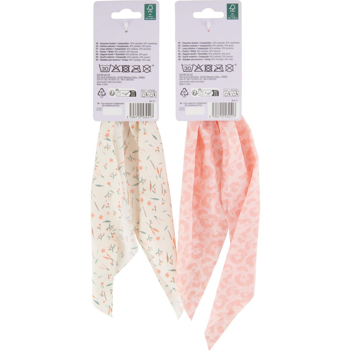 COSMIA Chouchou foulard 1 pièce