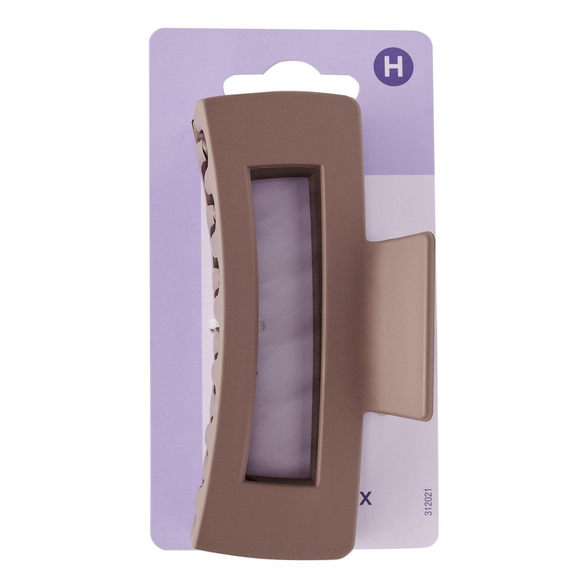 COSMIA Pince à cheveux mate taupe 1 pièce