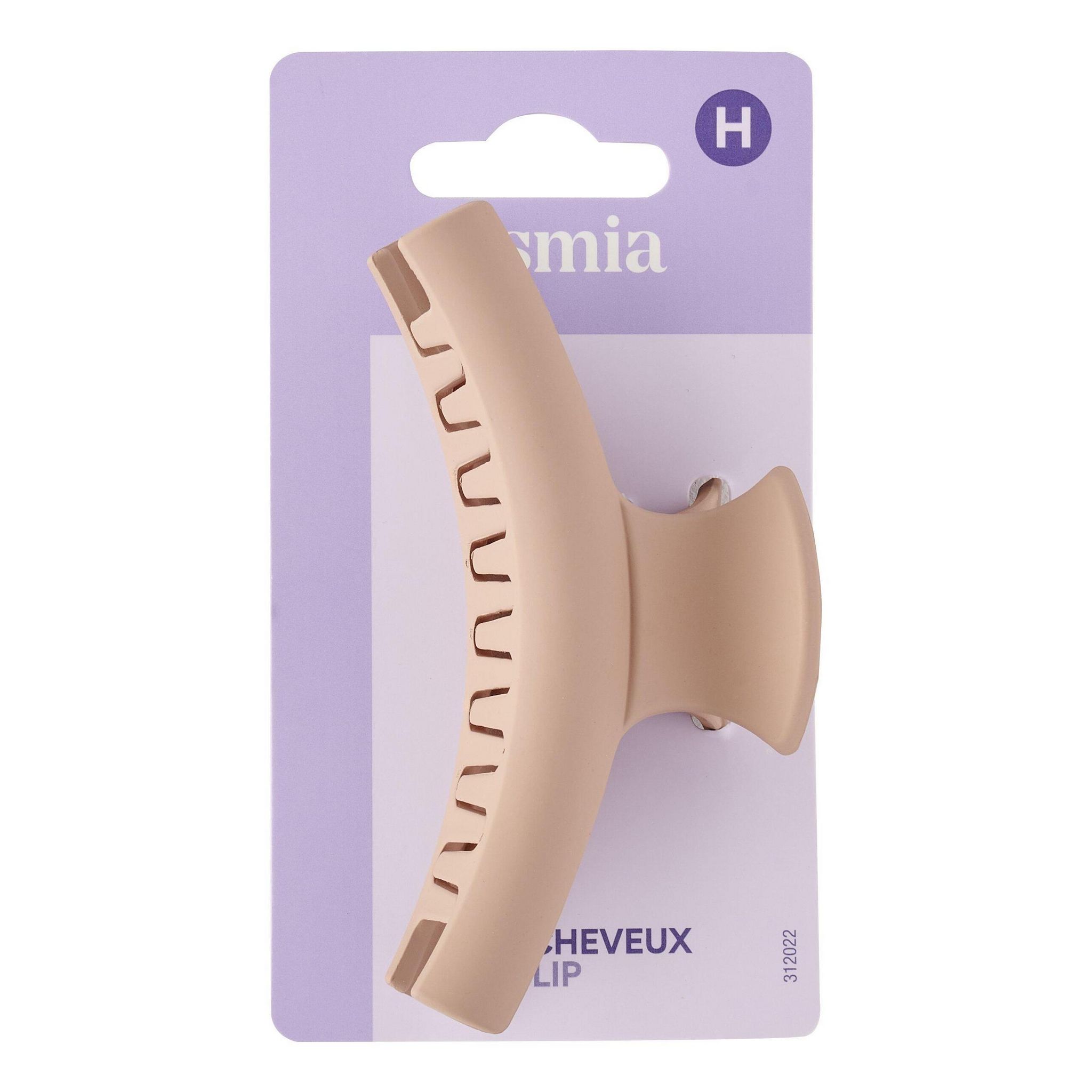 Voir la diapositive 3 : COSMIA Pince à cheveux mate beige 1 pièce