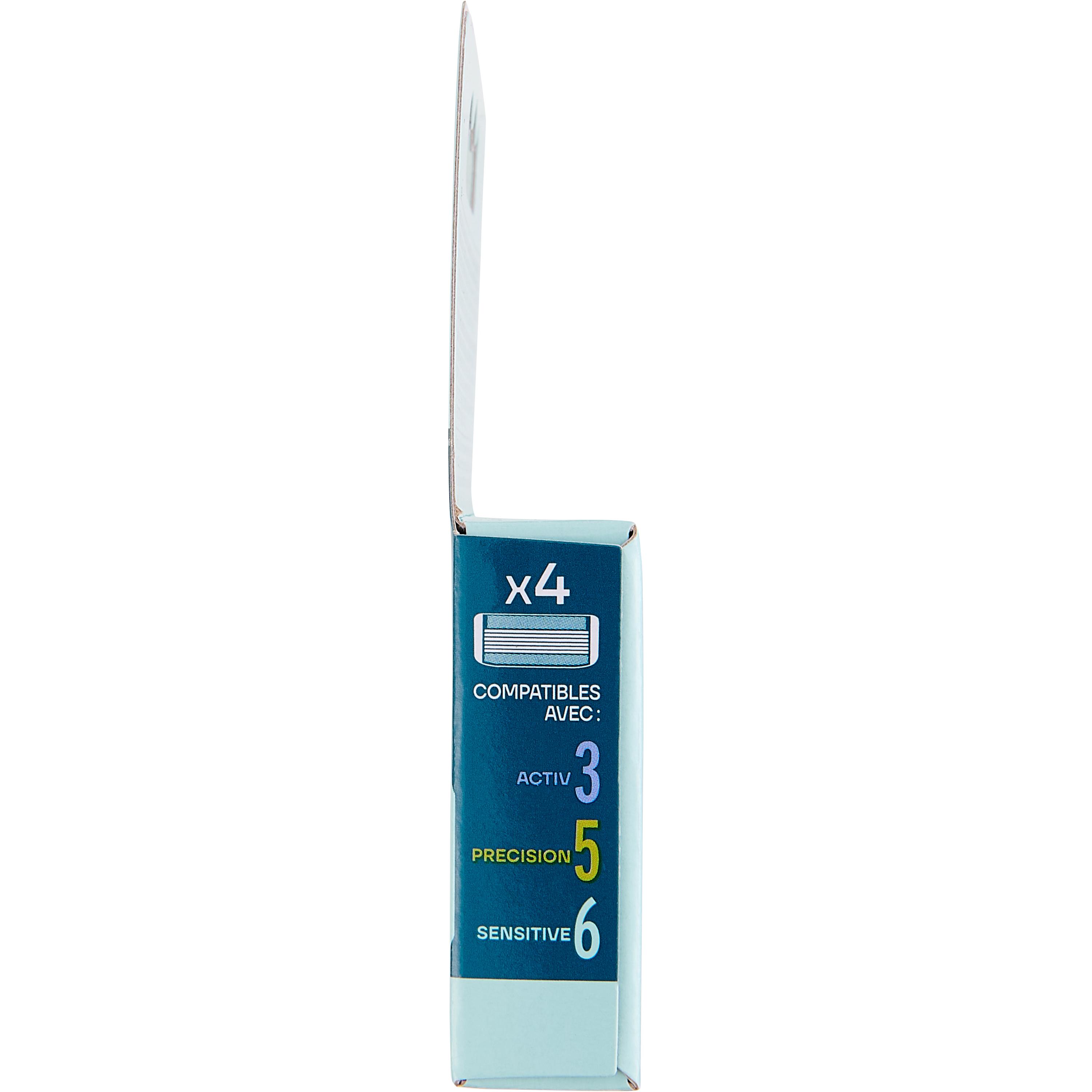 Voir la diapositive 5 : COSMIA Sensitive recharges lames de rasoirs 6 lames bande lubrifiante 4 pièces