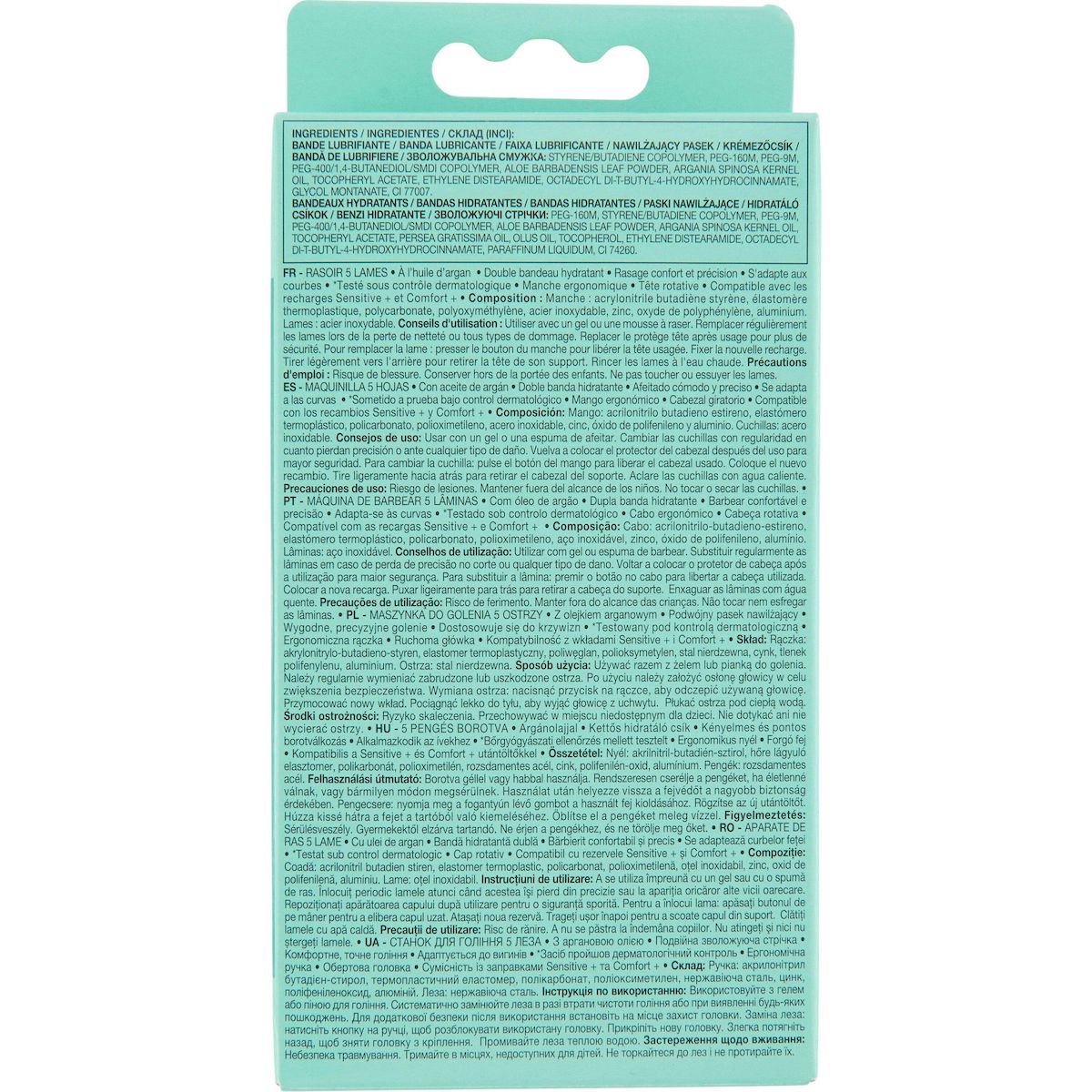 COSMIA Rasoir 5 lames comfort+ 3 pièces