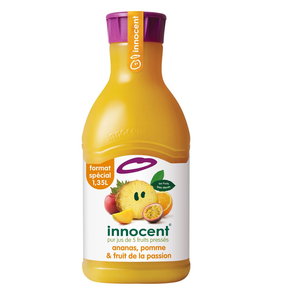 INNOCENT Pur jus ananas, pomme et fruit de la passion 1,35l