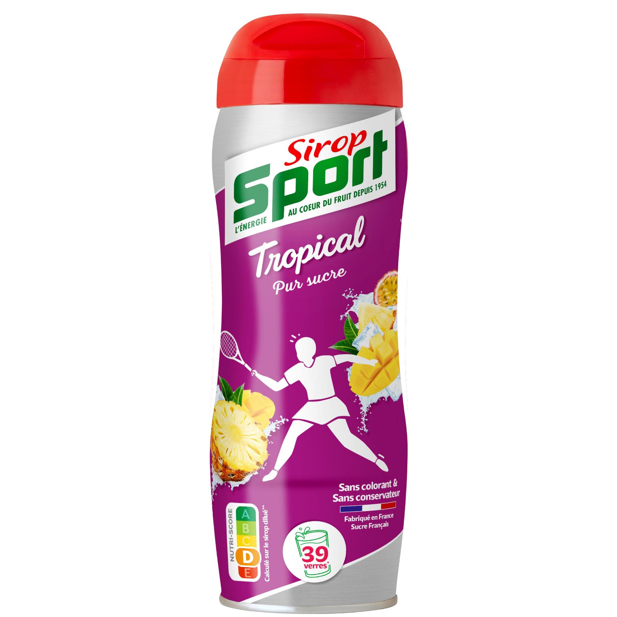 SIROP SPORT Sirop saveur tropicale 60cl