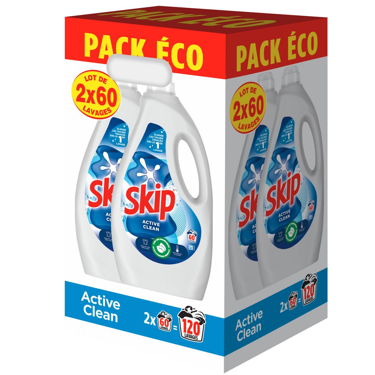 SKIP Lessive liquide actif 5.04l