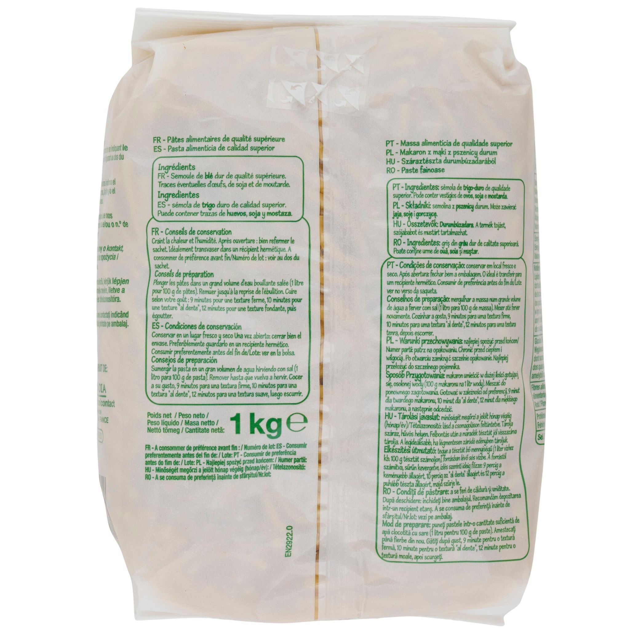 Voir la diapositive 2 : POUCE Macaroni 1kg