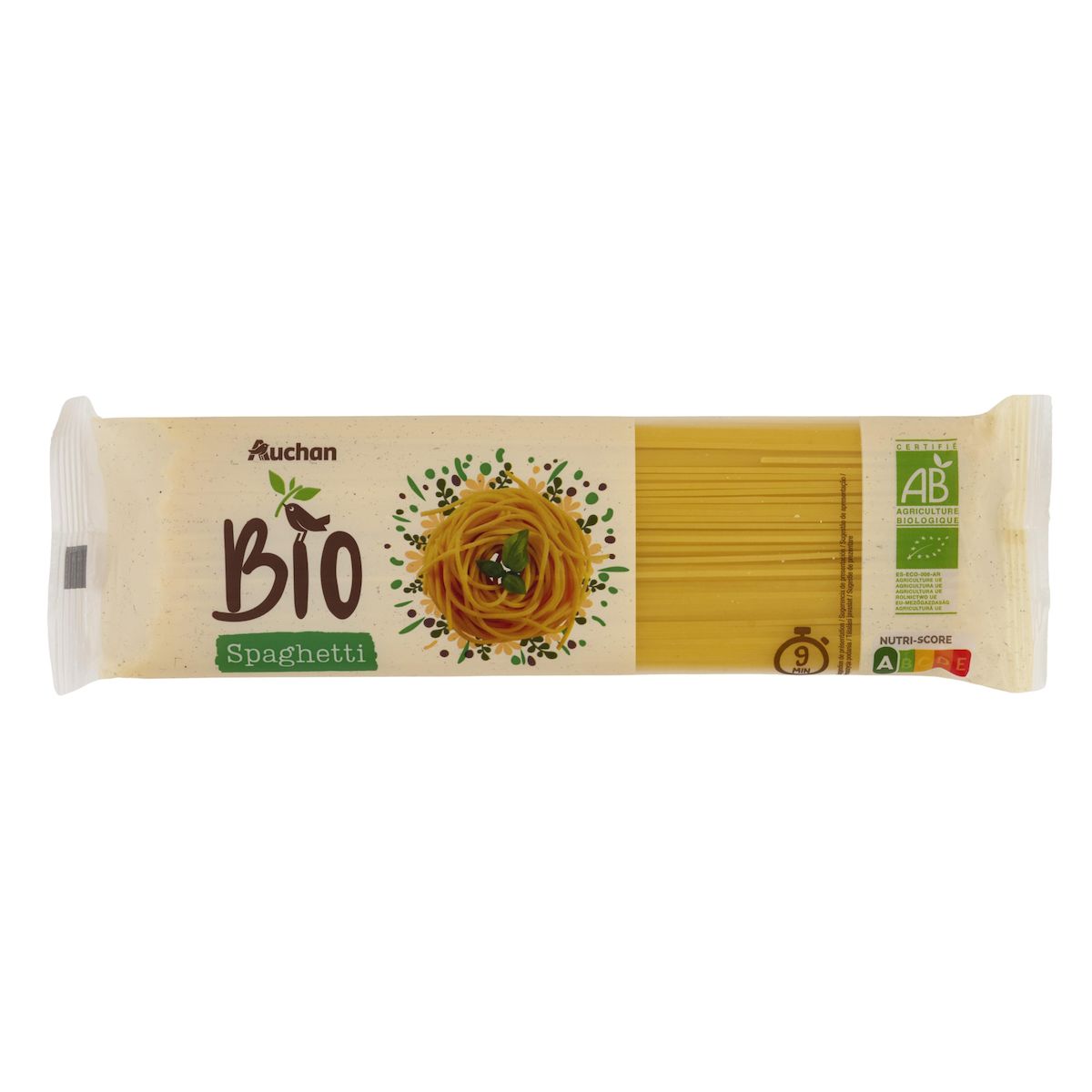 AUCHAN BIO Spaghetti bio 500g
