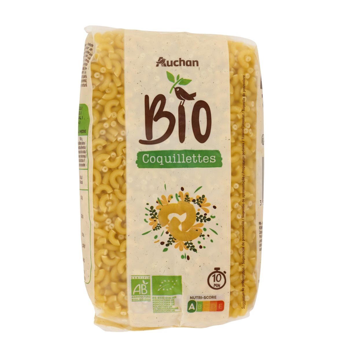 AUCHAN BIO Coquillettes bio 500g