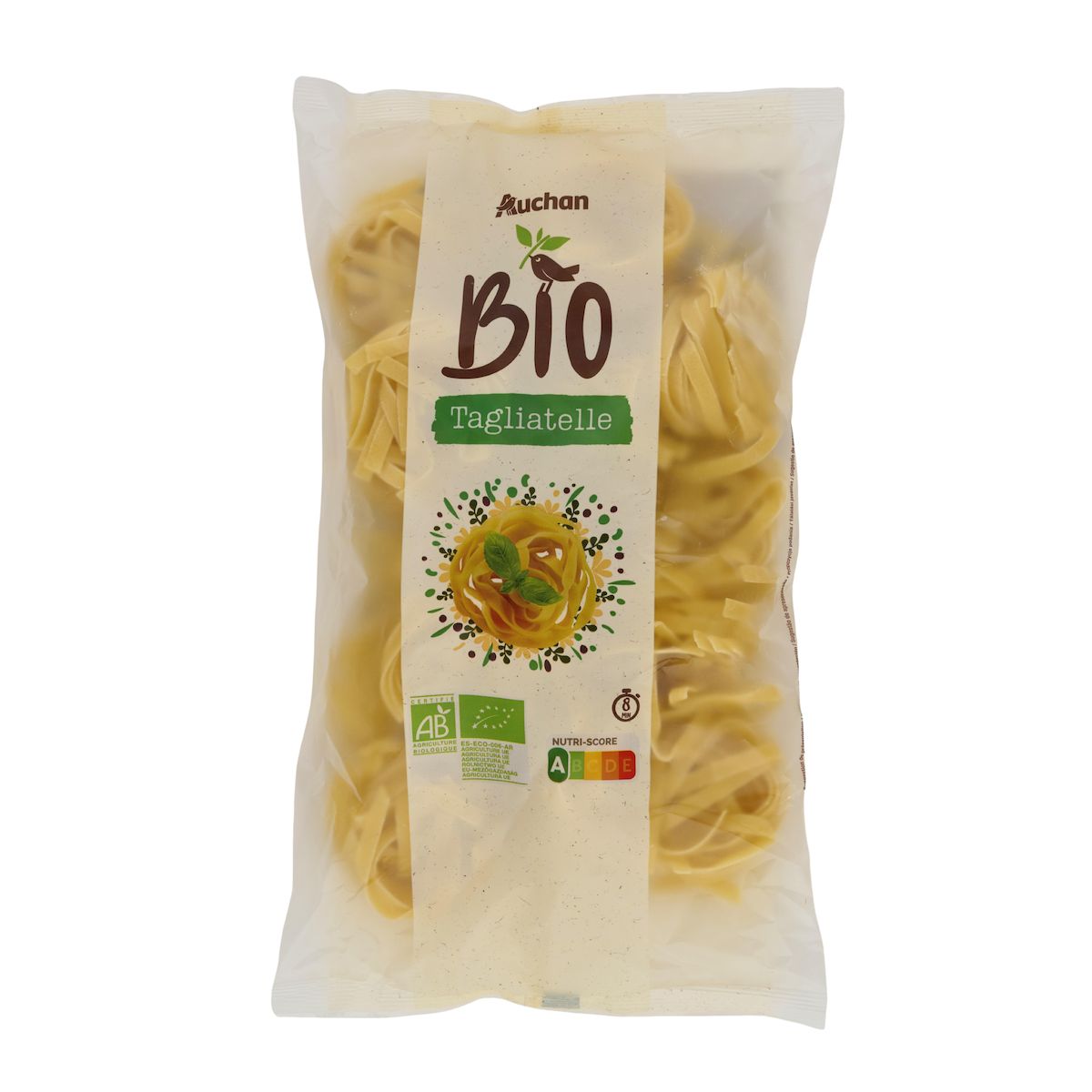 AUCHAN BIO Tagliatelle bio 500g